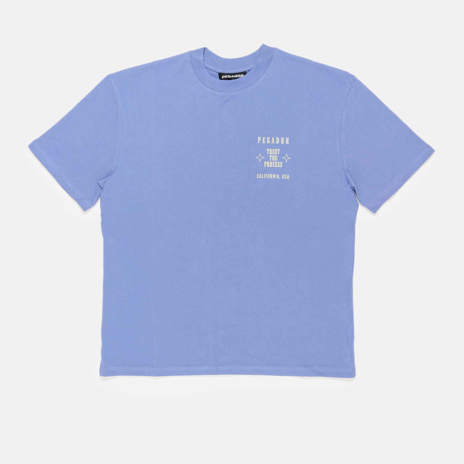 PEGADOR Salal Oversized T-Shirt Vintage Washed Magic Violet