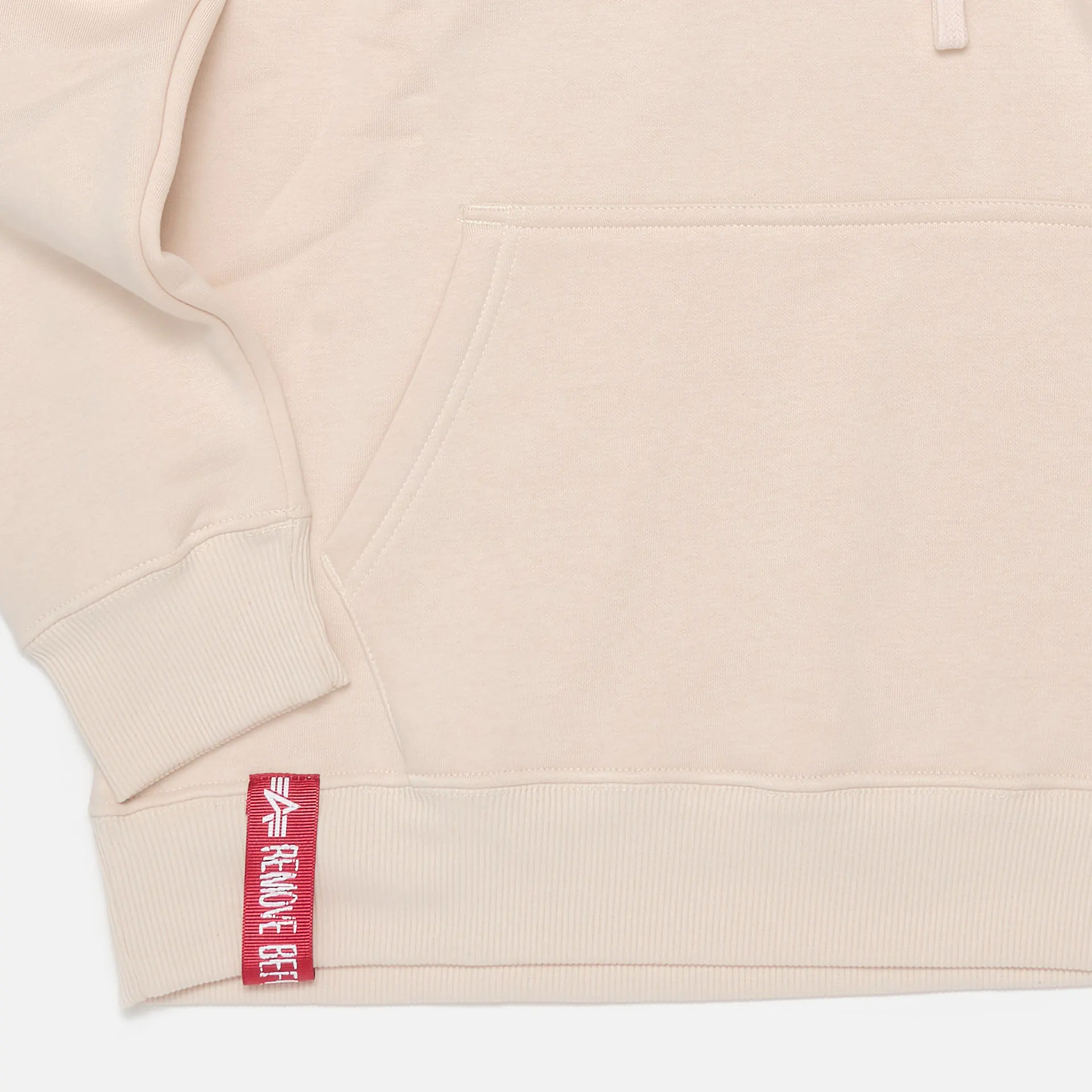 Alpha Industries Basic Hoody Small Logo Jet Stream White