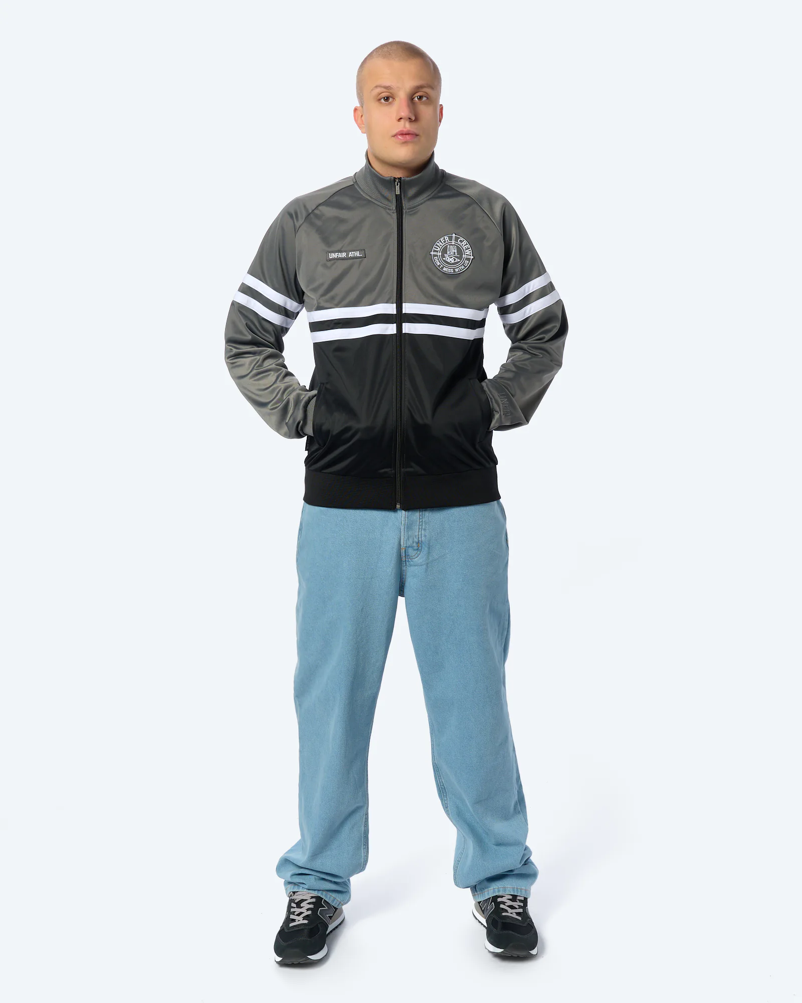 Unfair Athletics DMWU Tracktop Charcoal/Black