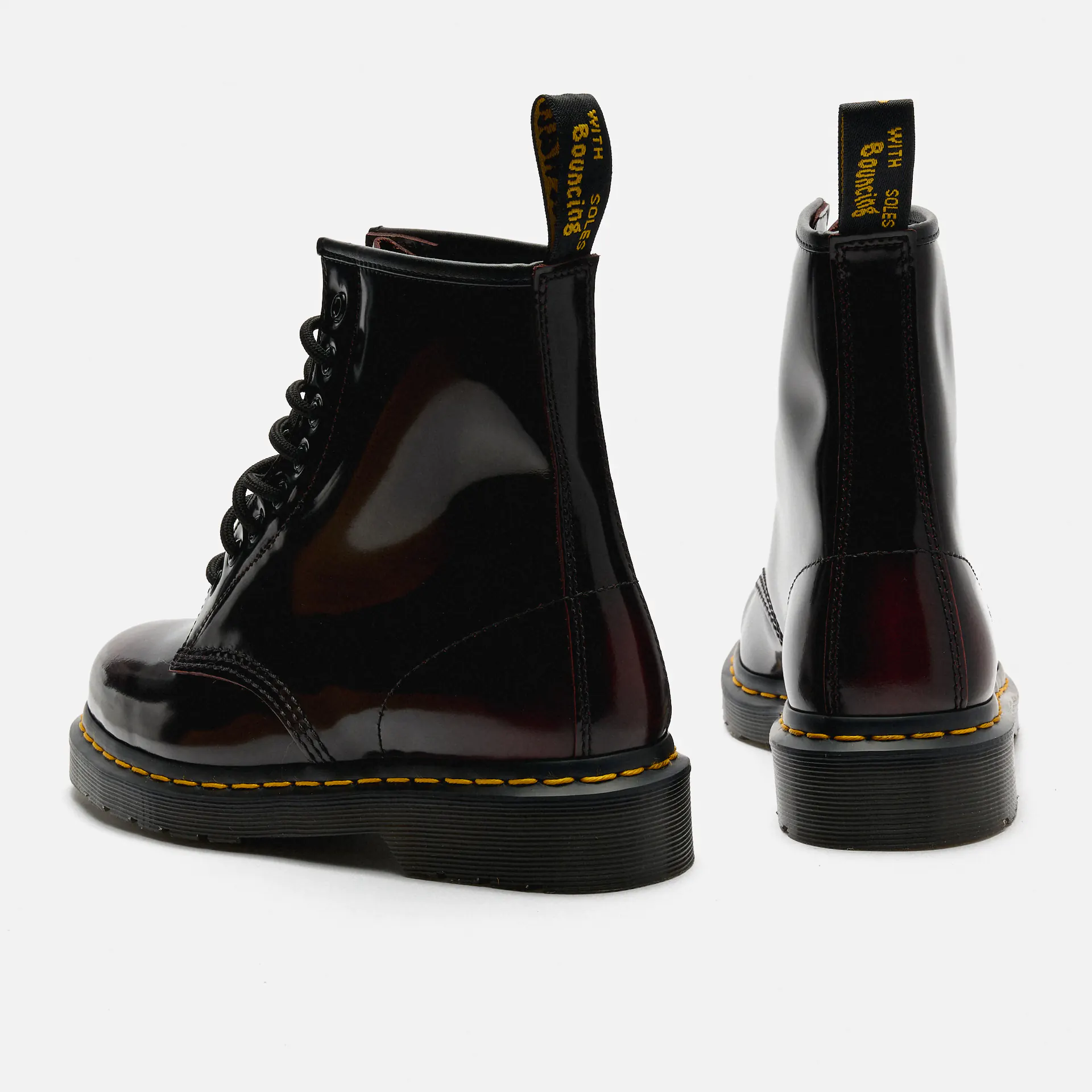 Dr. Martens 1460 Arcadia Leather Boots Cherry Red