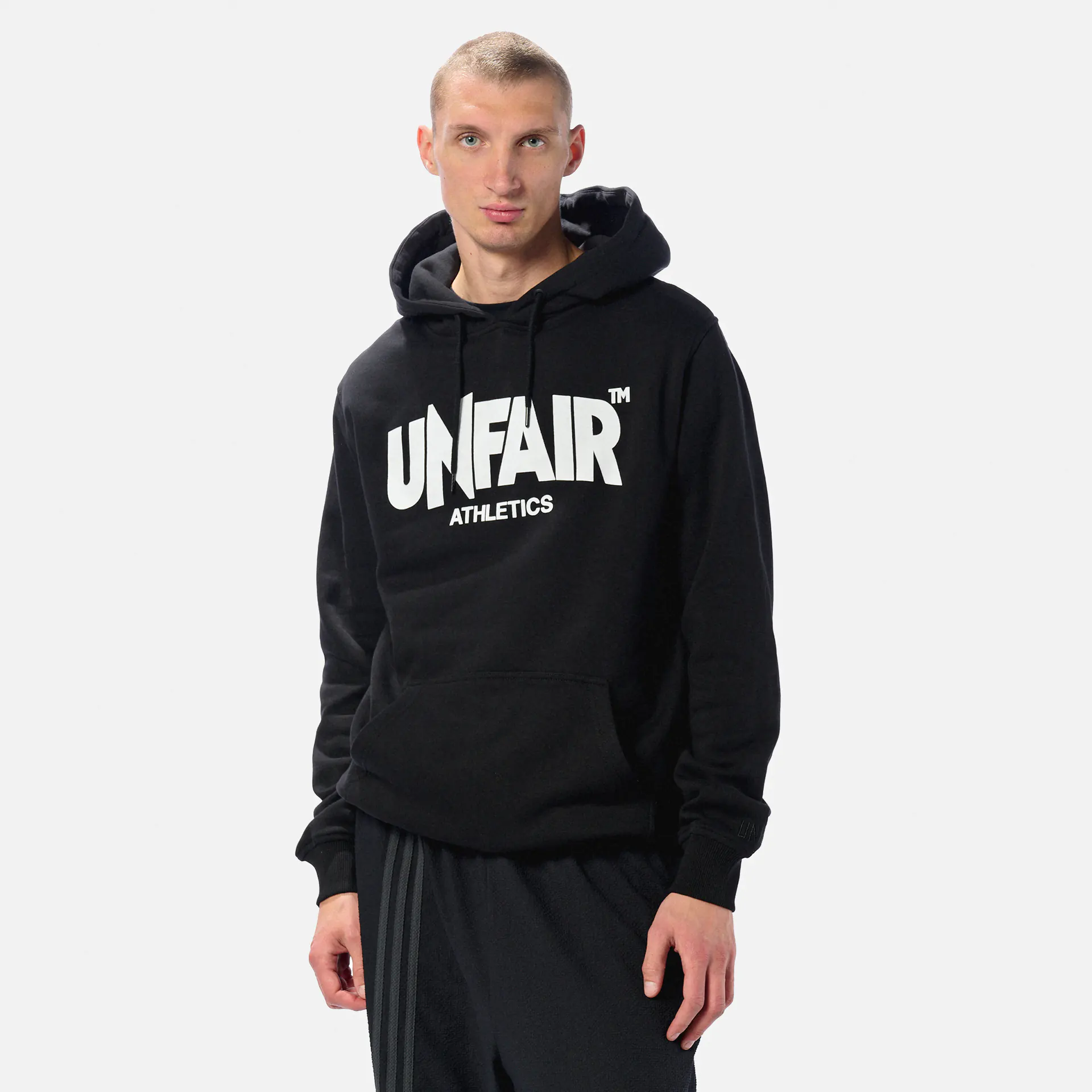 Unfair Athletics Classic Label Hoodie Black