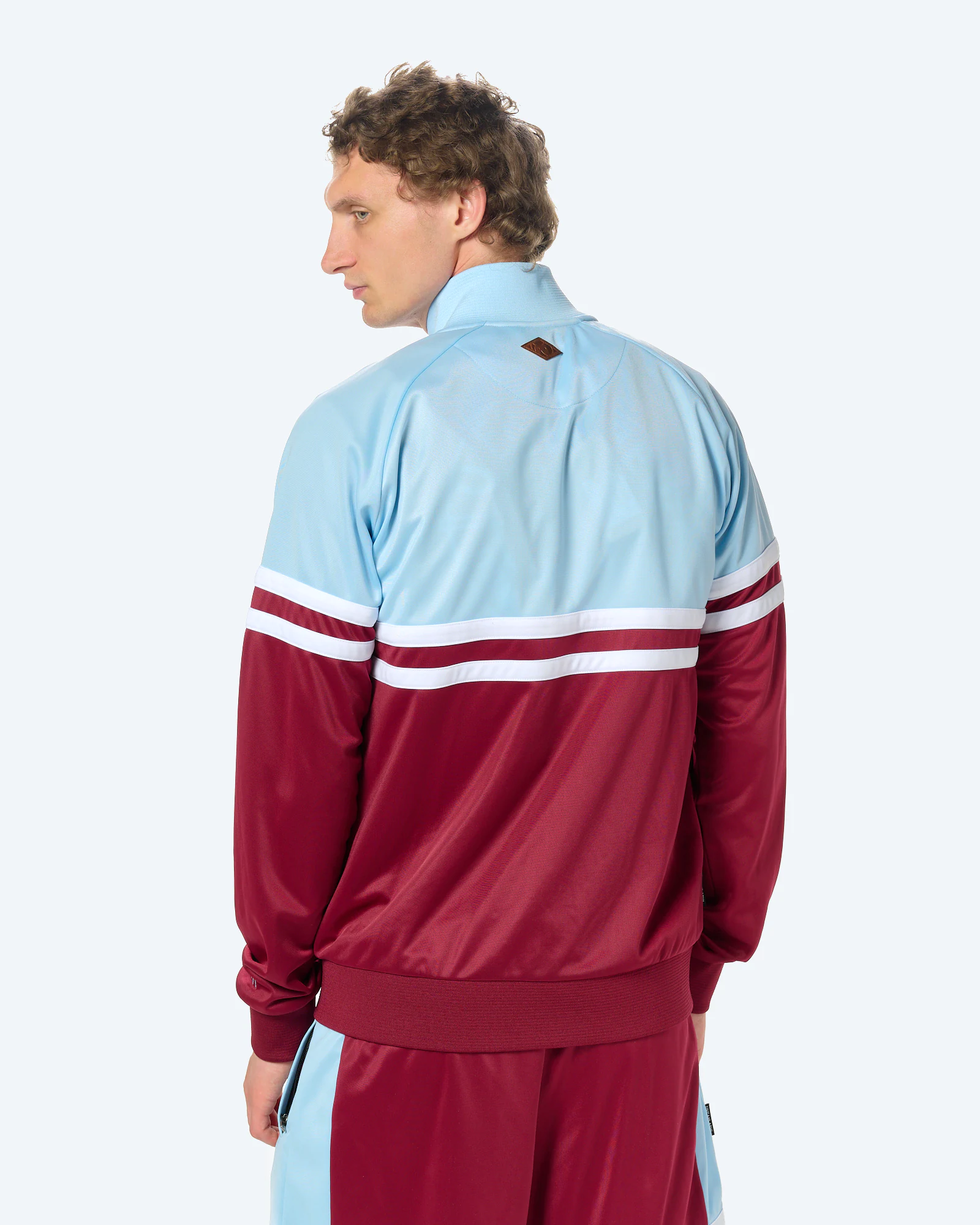 DMWU Tracktop Burgundy/Skyblue