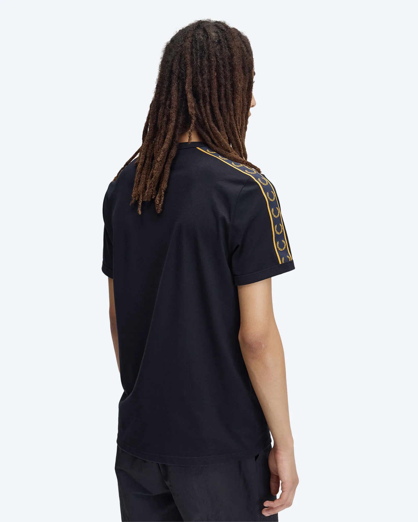 Contrast Tape Ringer T-Shirt Sport Navy