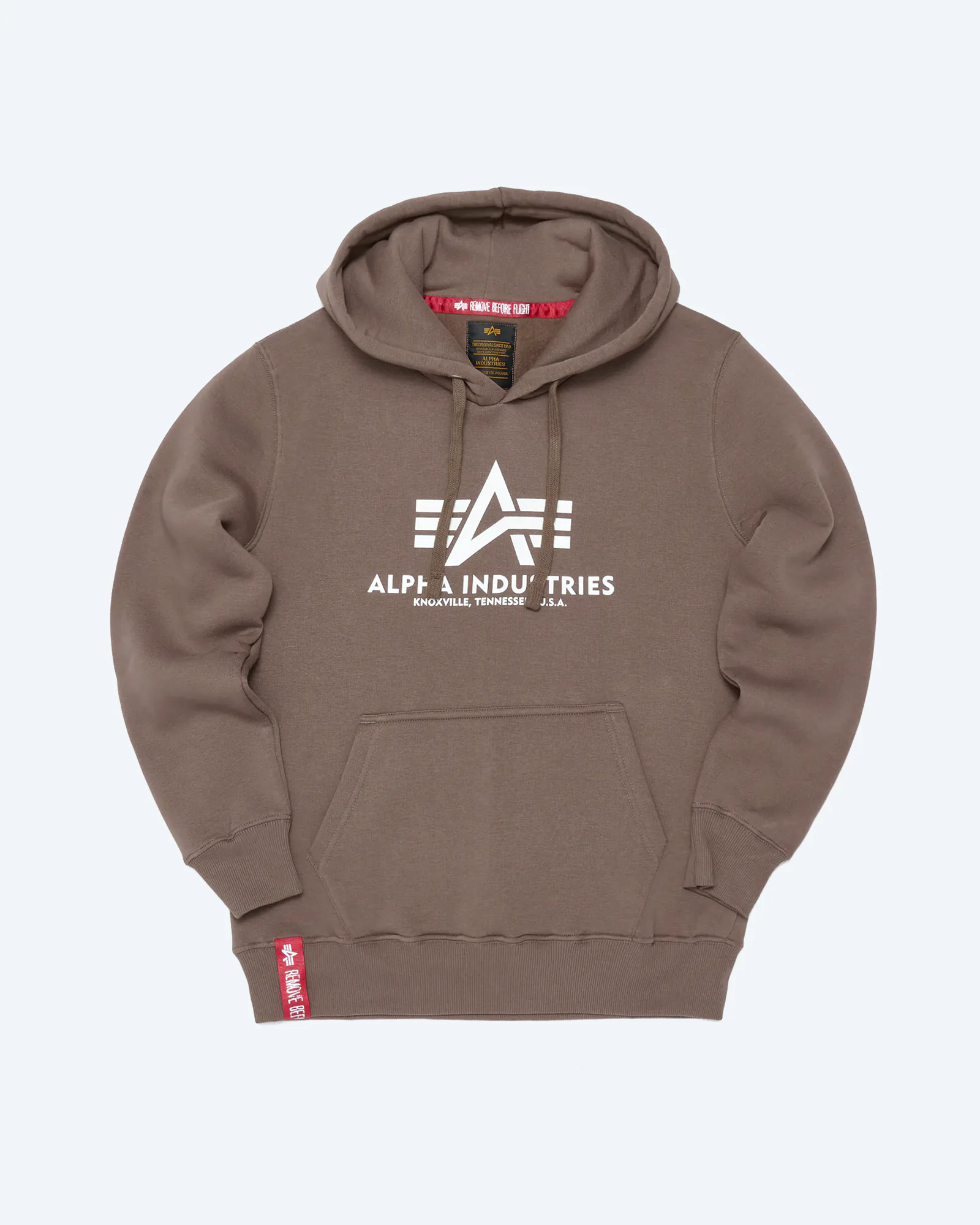 Alpha Industries Basic Hoody Taupe Alpha Industries Basic Hoody Taupe