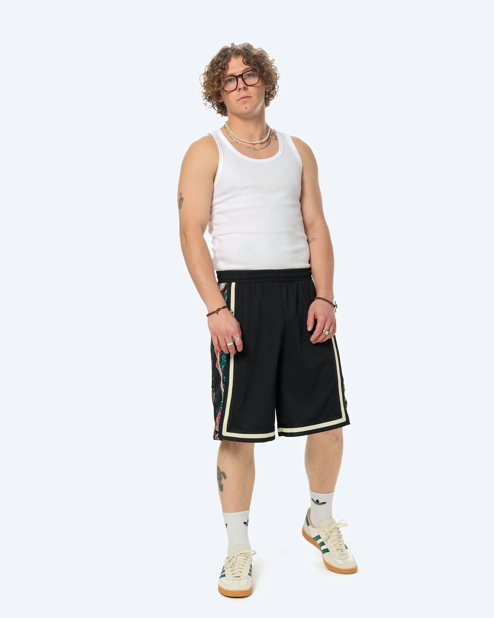Colucci Signature Basketball Mesh Shorts Black/Aop Multi 