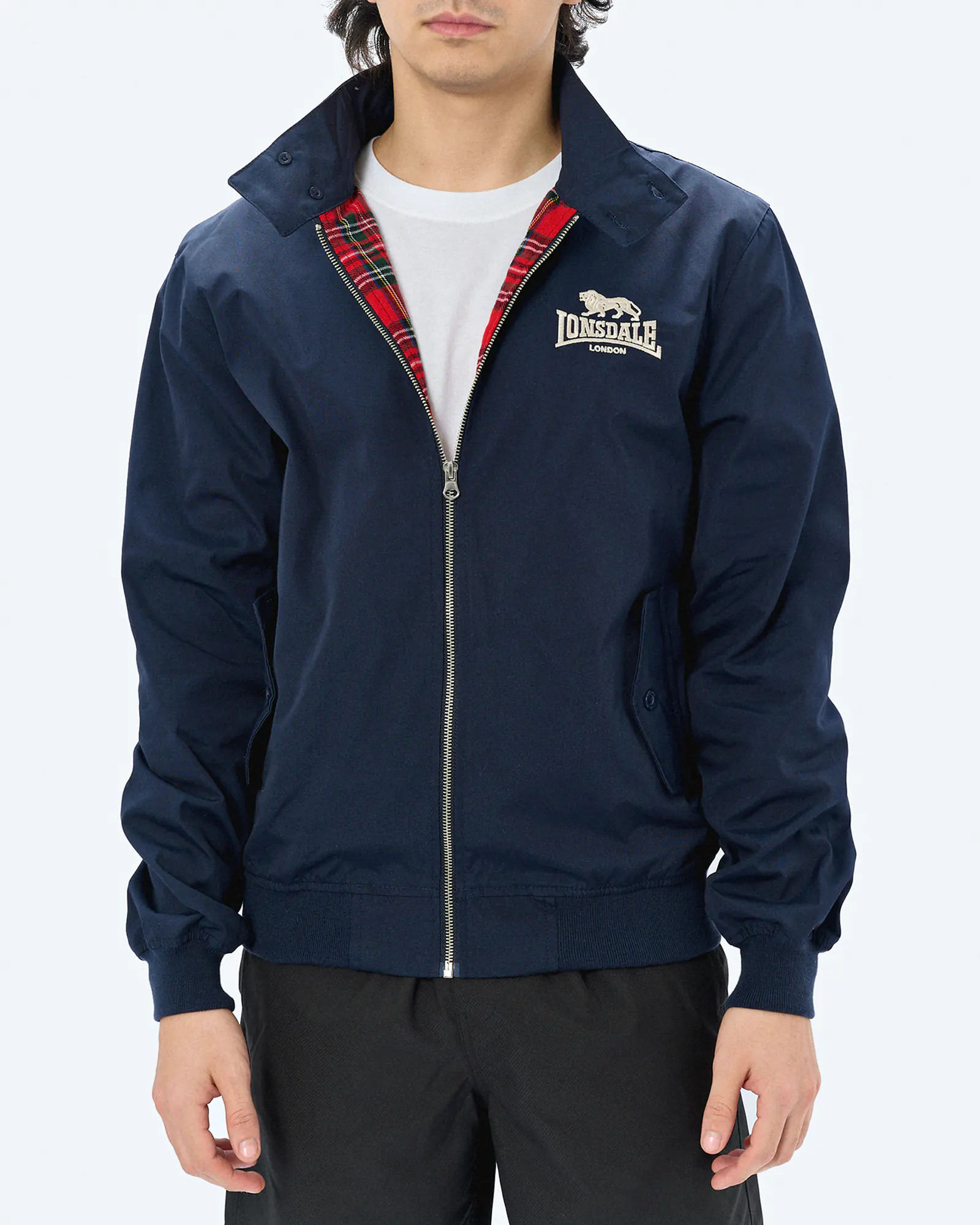 Lonsdale Classic Jacket Navy/Silver