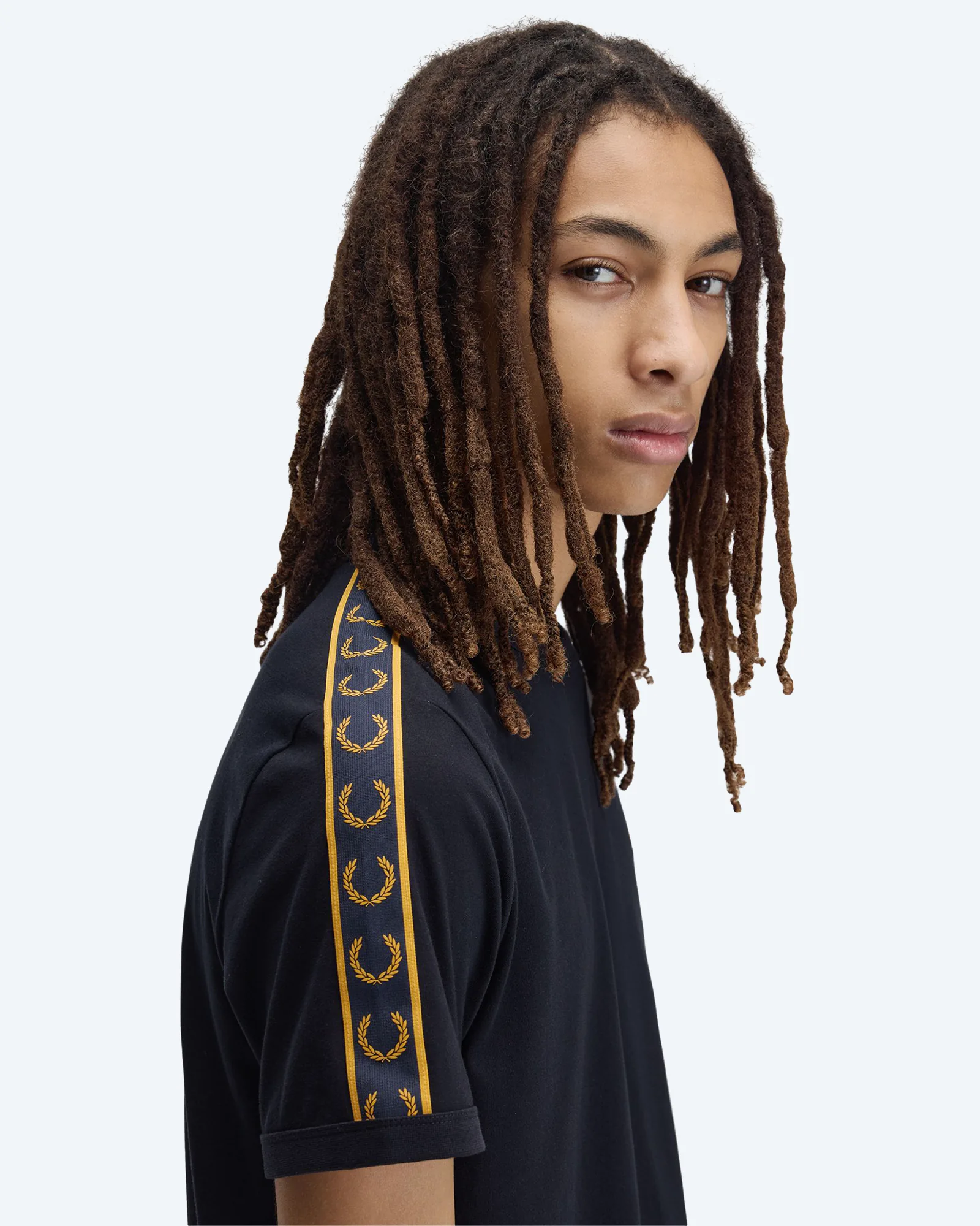Contrast Tape Ringer T-Shirt Sport Navy