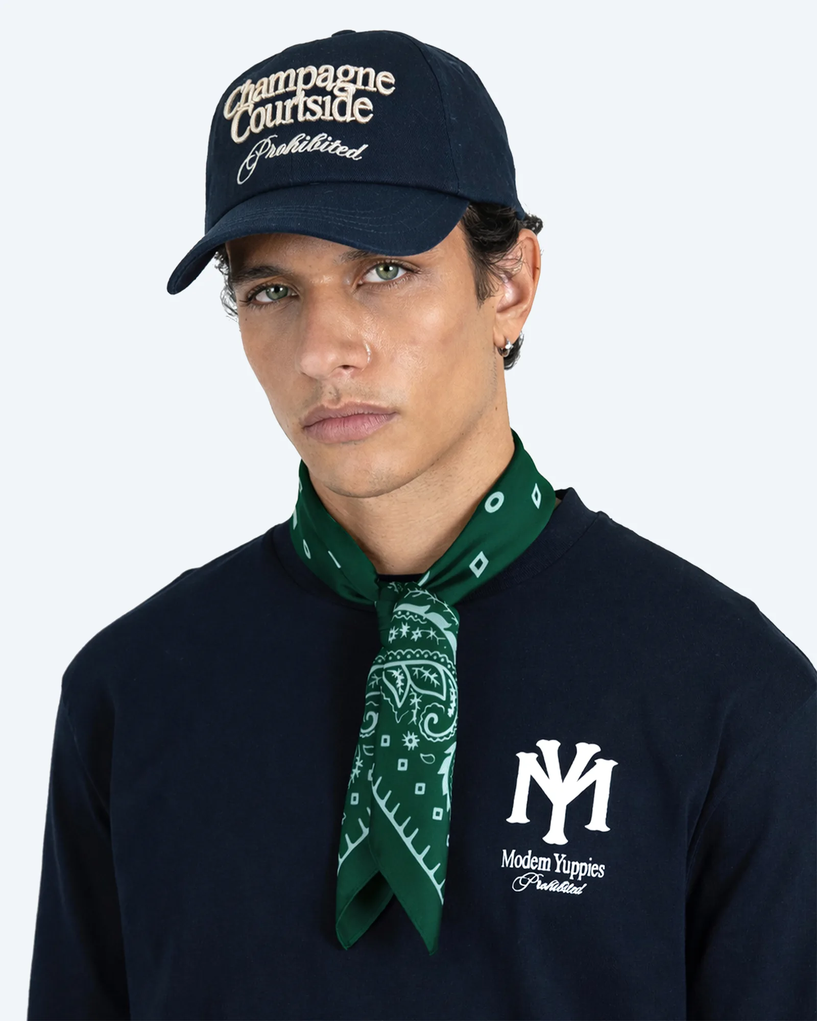 Prohibited Scarf Green 