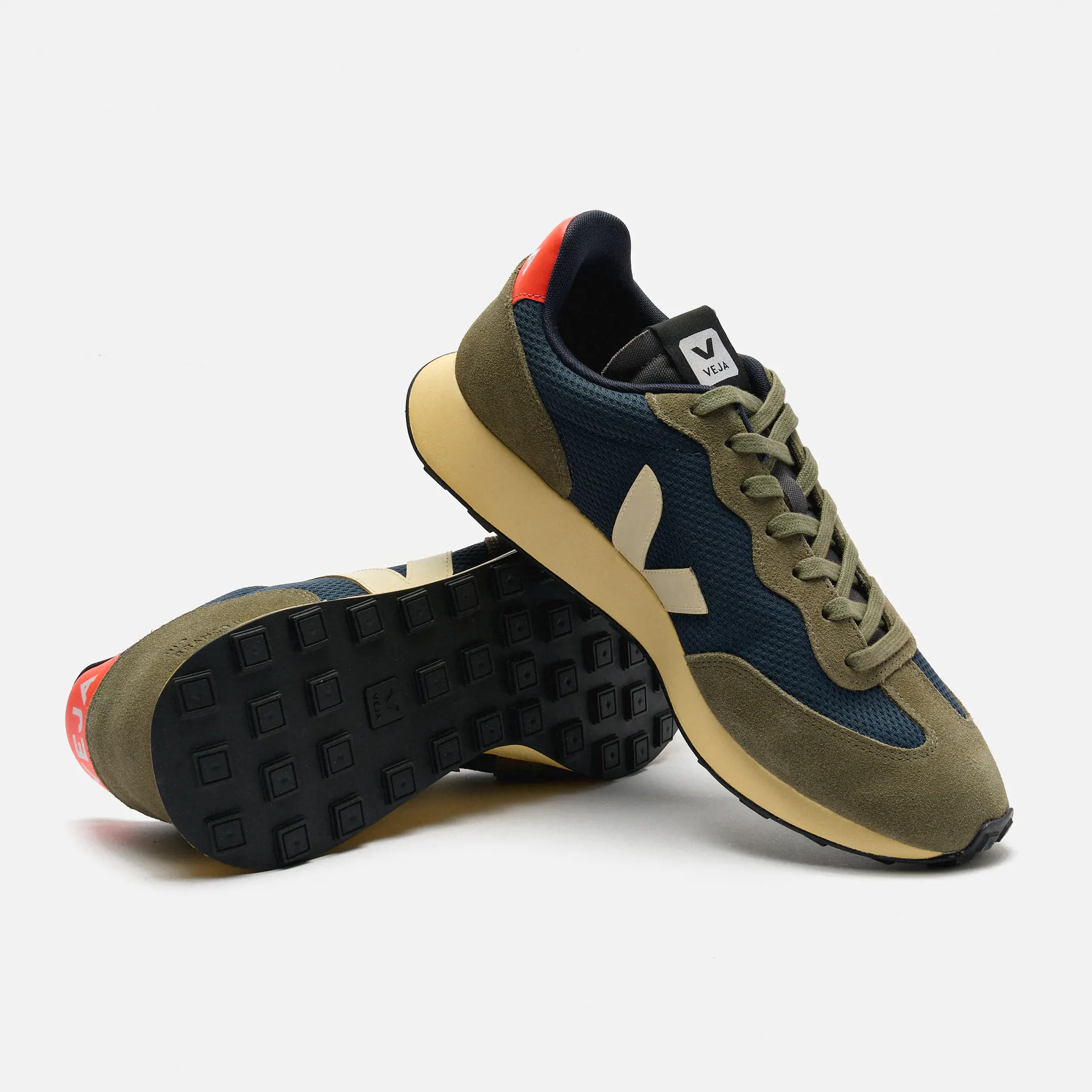 Veja Men Rio Branco II Sneaker Nautico Pierre Orange/Fluo