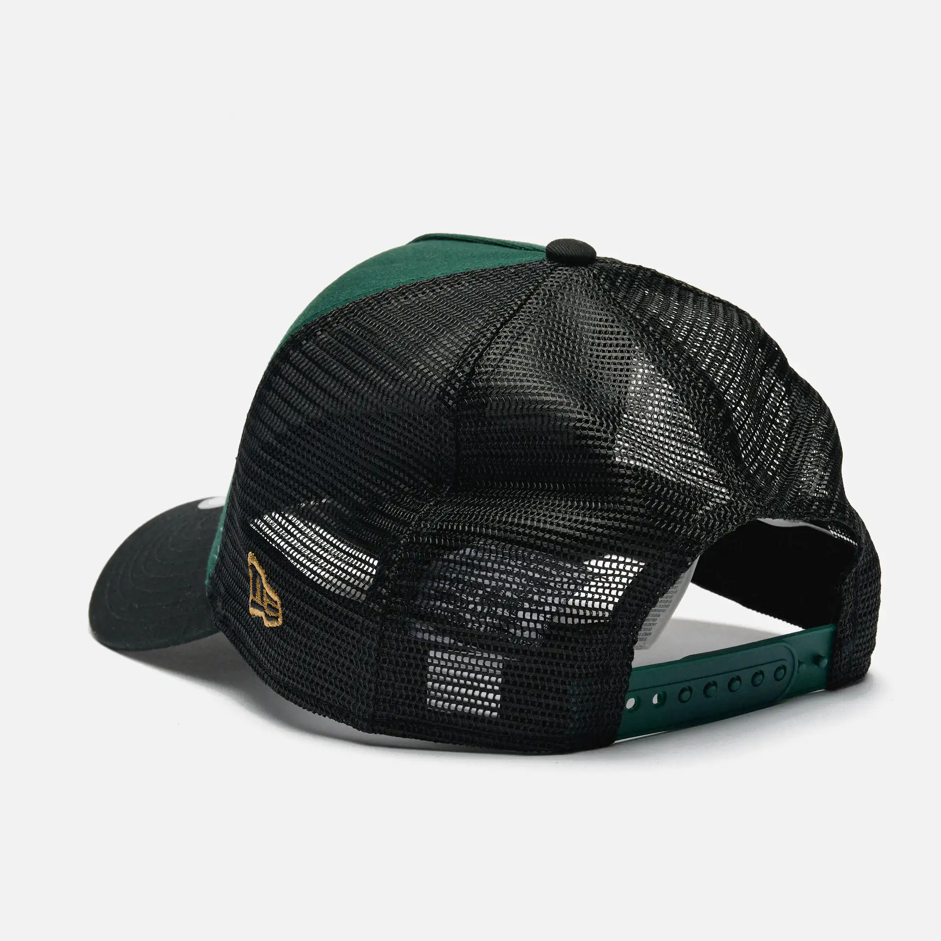 New Era Patch E-Frame Trucker Cap Green