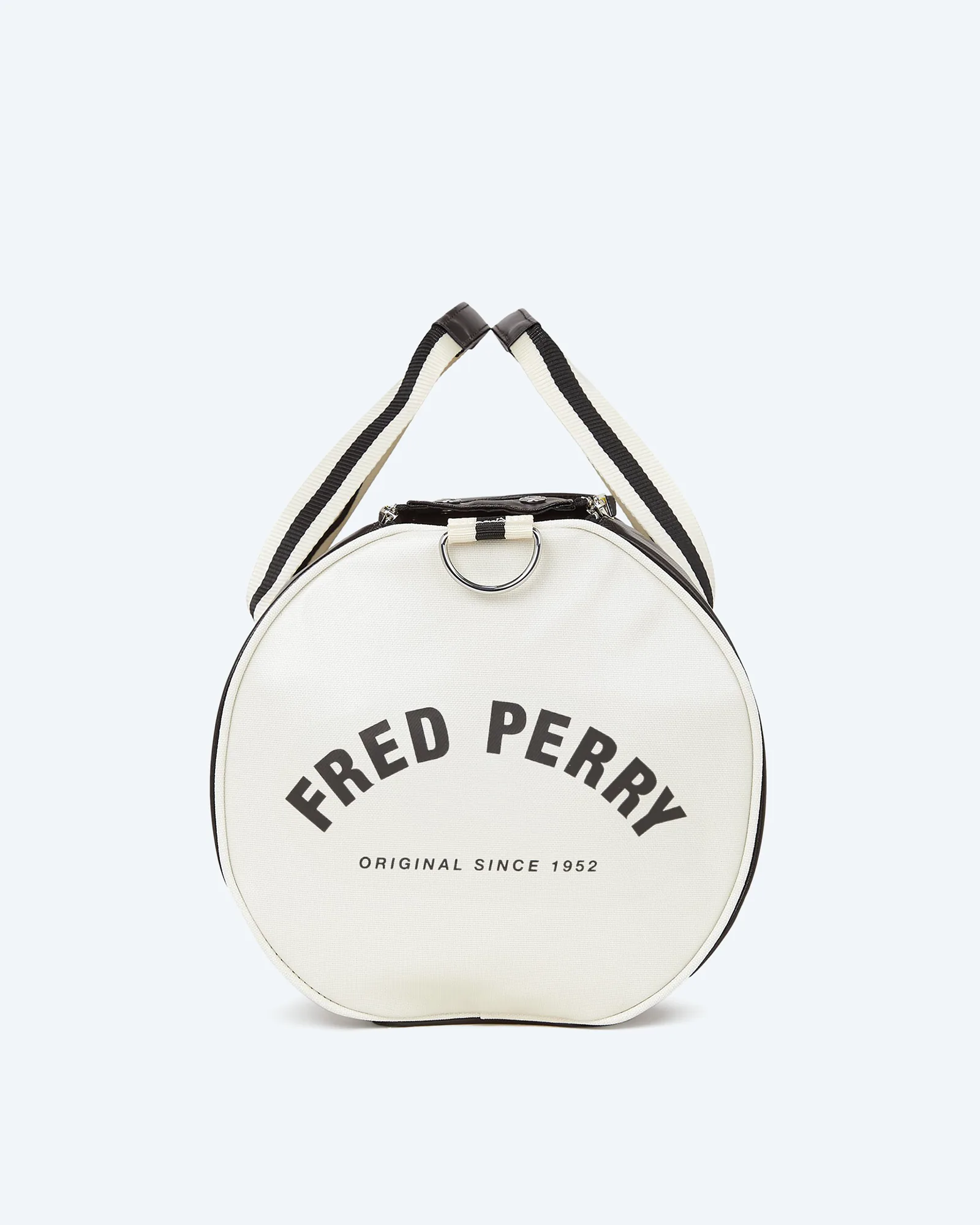 Fred Perry Classic Barrel Bag Black/Ecru