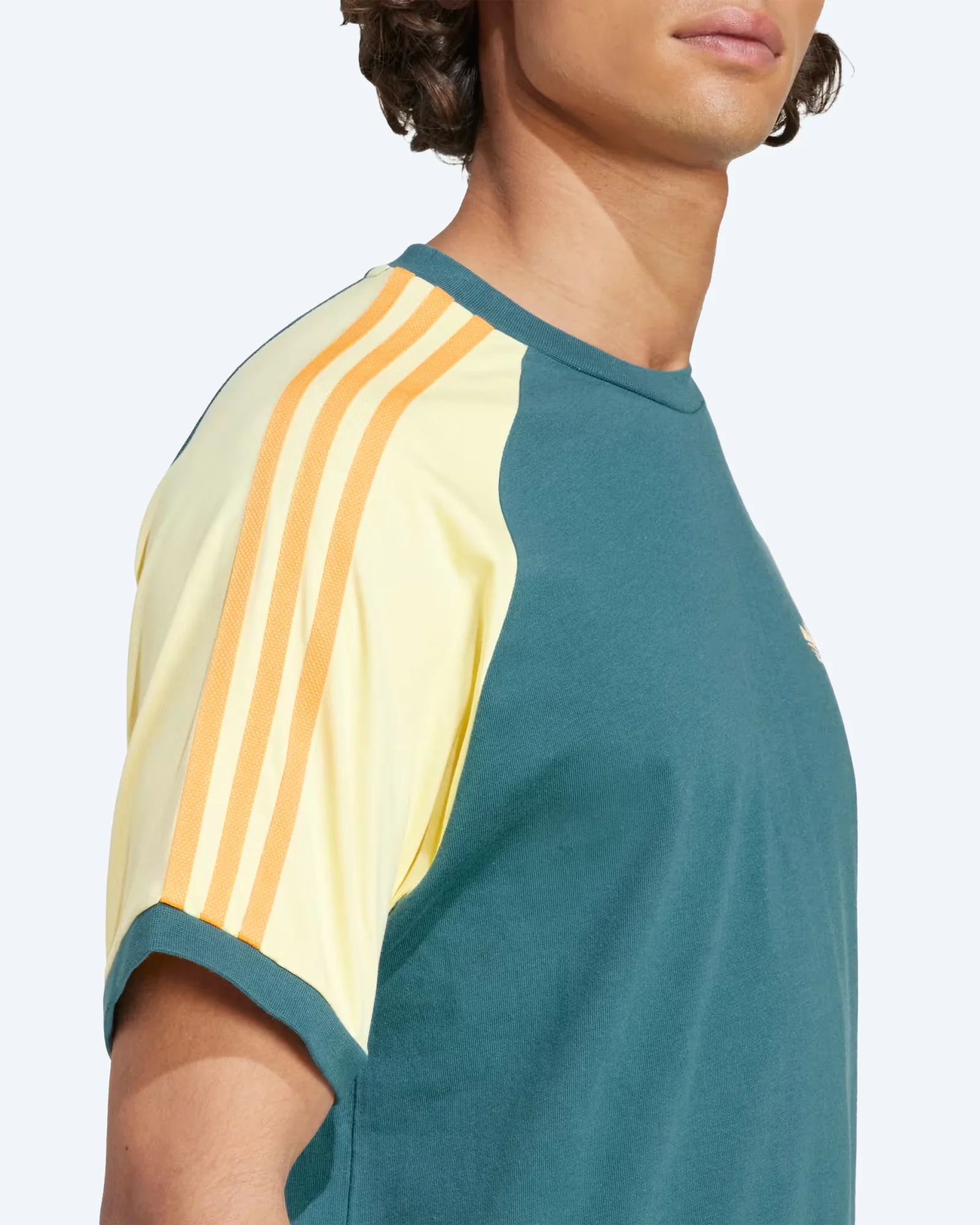 adidas Originals Cali T-Shirt Tech Green / Yellow