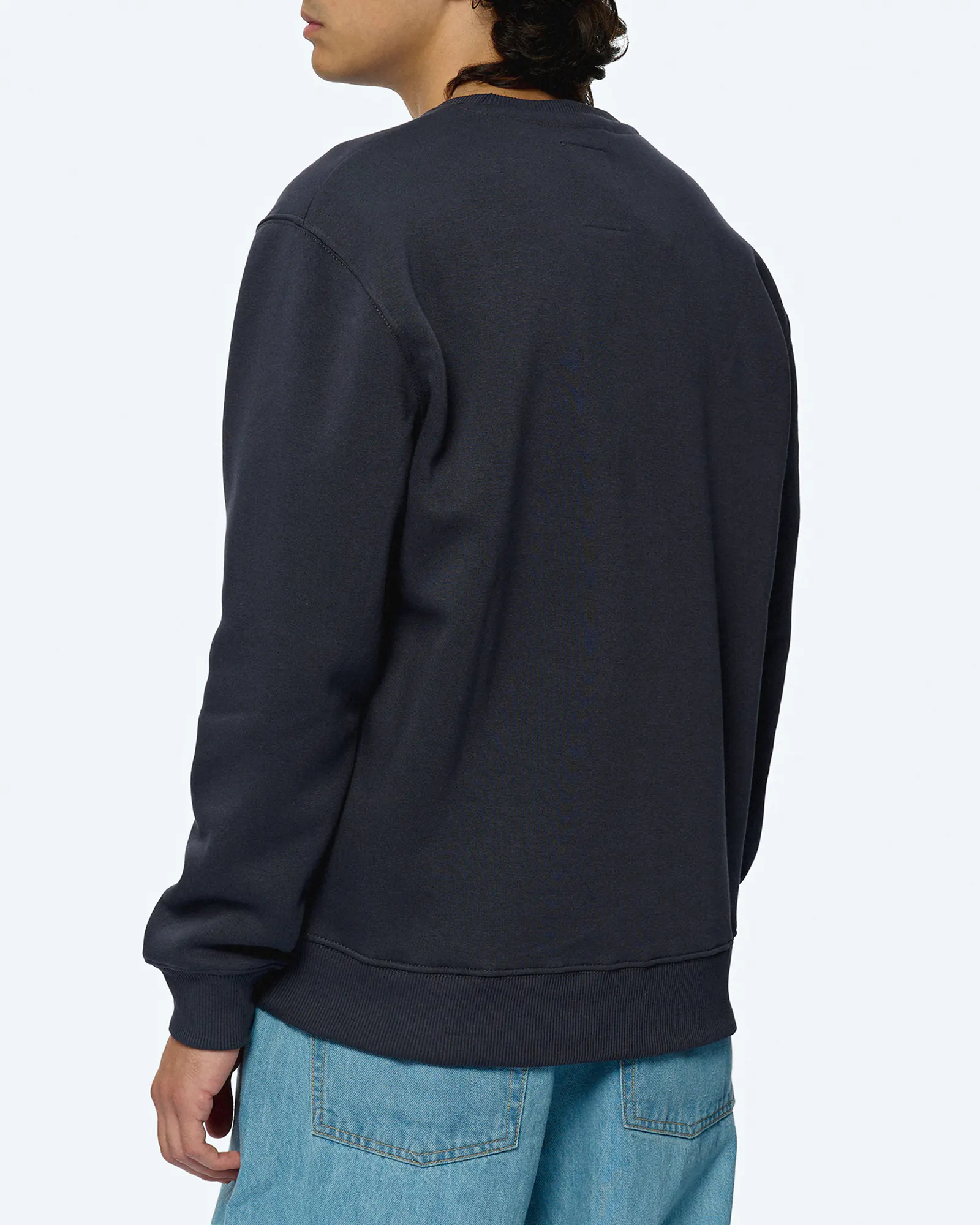 Alpha Industries Basic Sweater Small Logo Navy Alpha Industries Basic Sweater Small Logo Navy