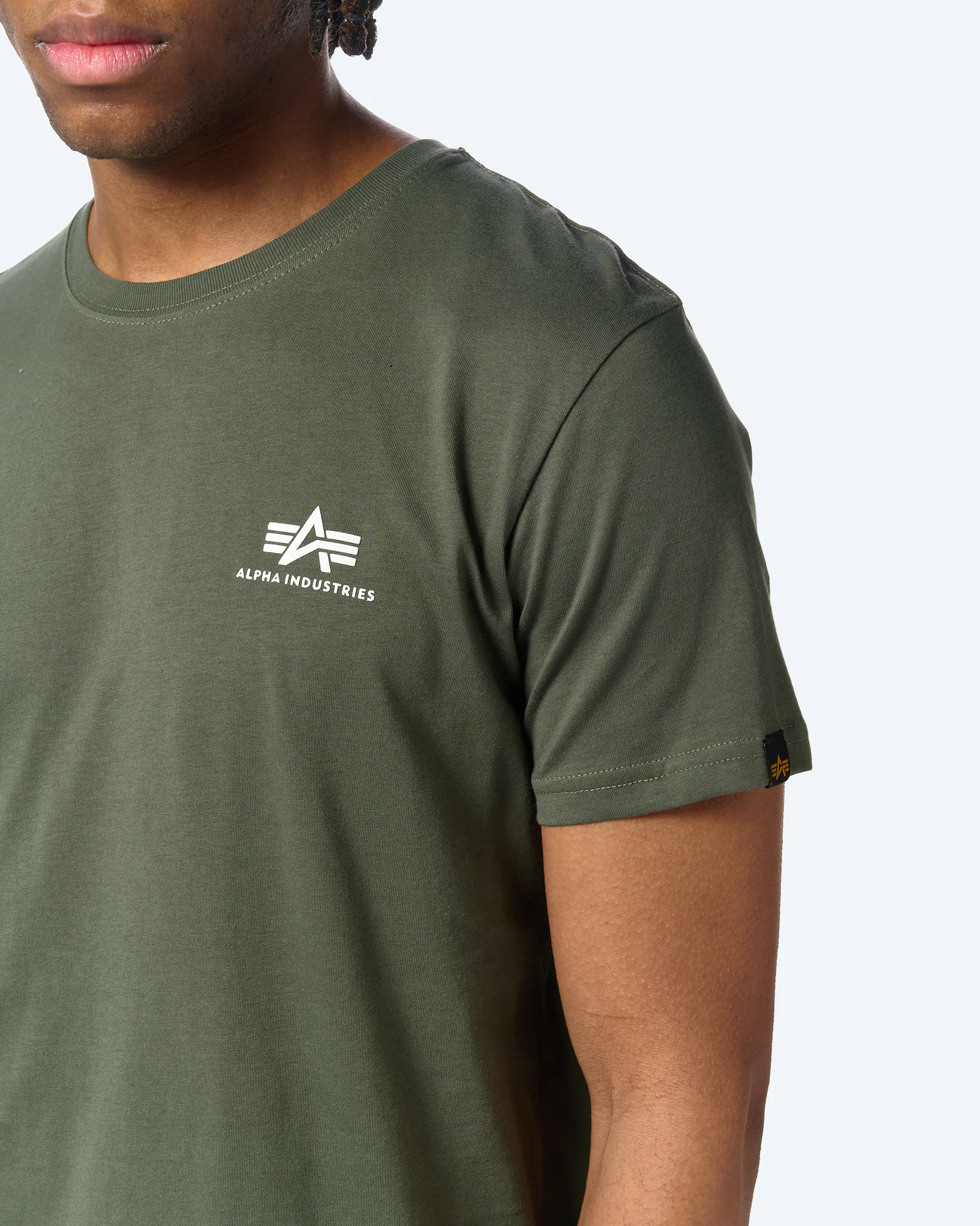 Alpha Industries Basic T-Shirt Small Logo Dark Olive