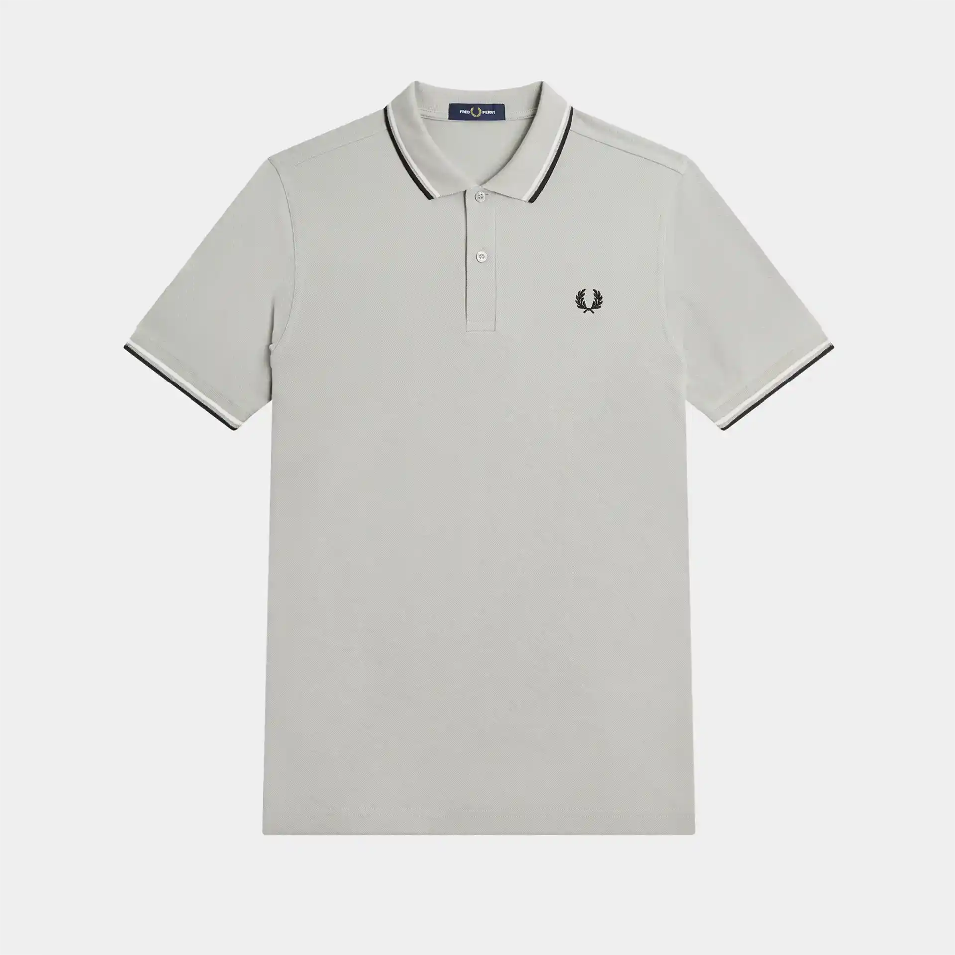 Fred Perry Twin Tipped Polo Shirt Limestone