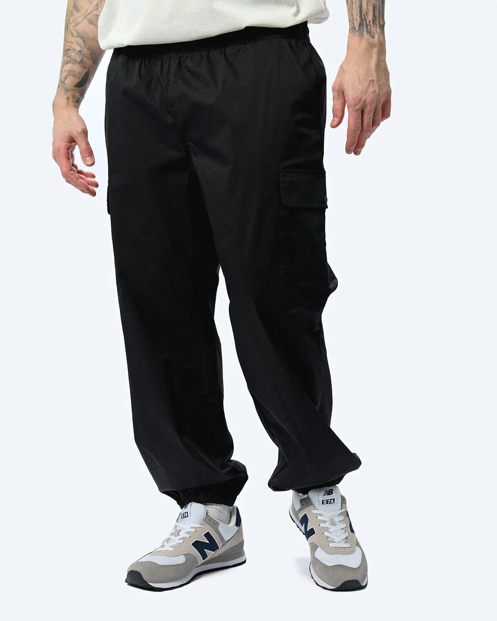 New Balance Twill Cargo Jogger Black New Balance Twill Cargo Jogger Black