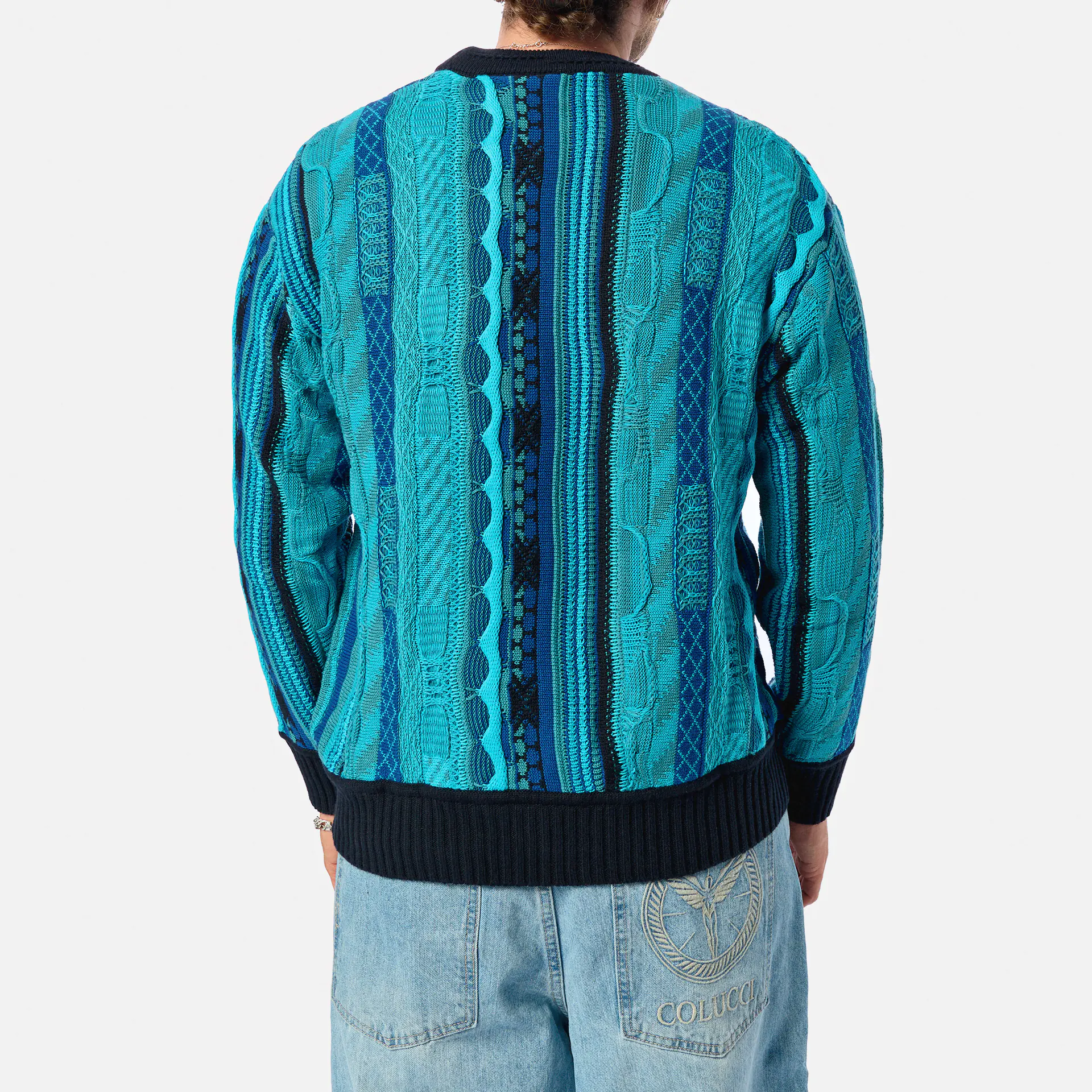 Colucci Crewneck Sweater Blue Multi