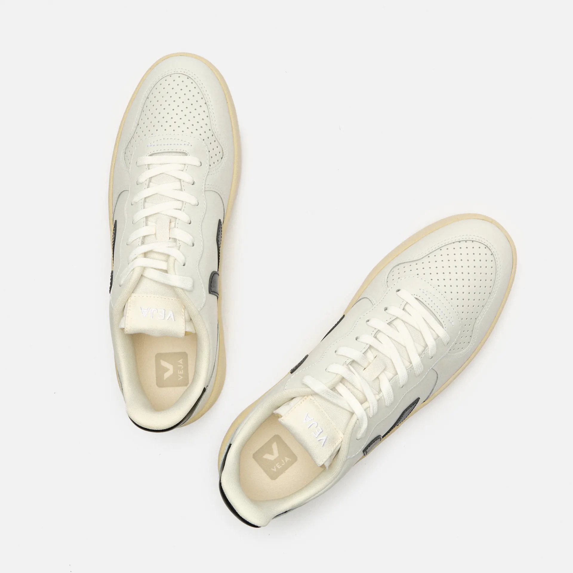 Veja V-10 Men Leather Sneaker Extra White/Black