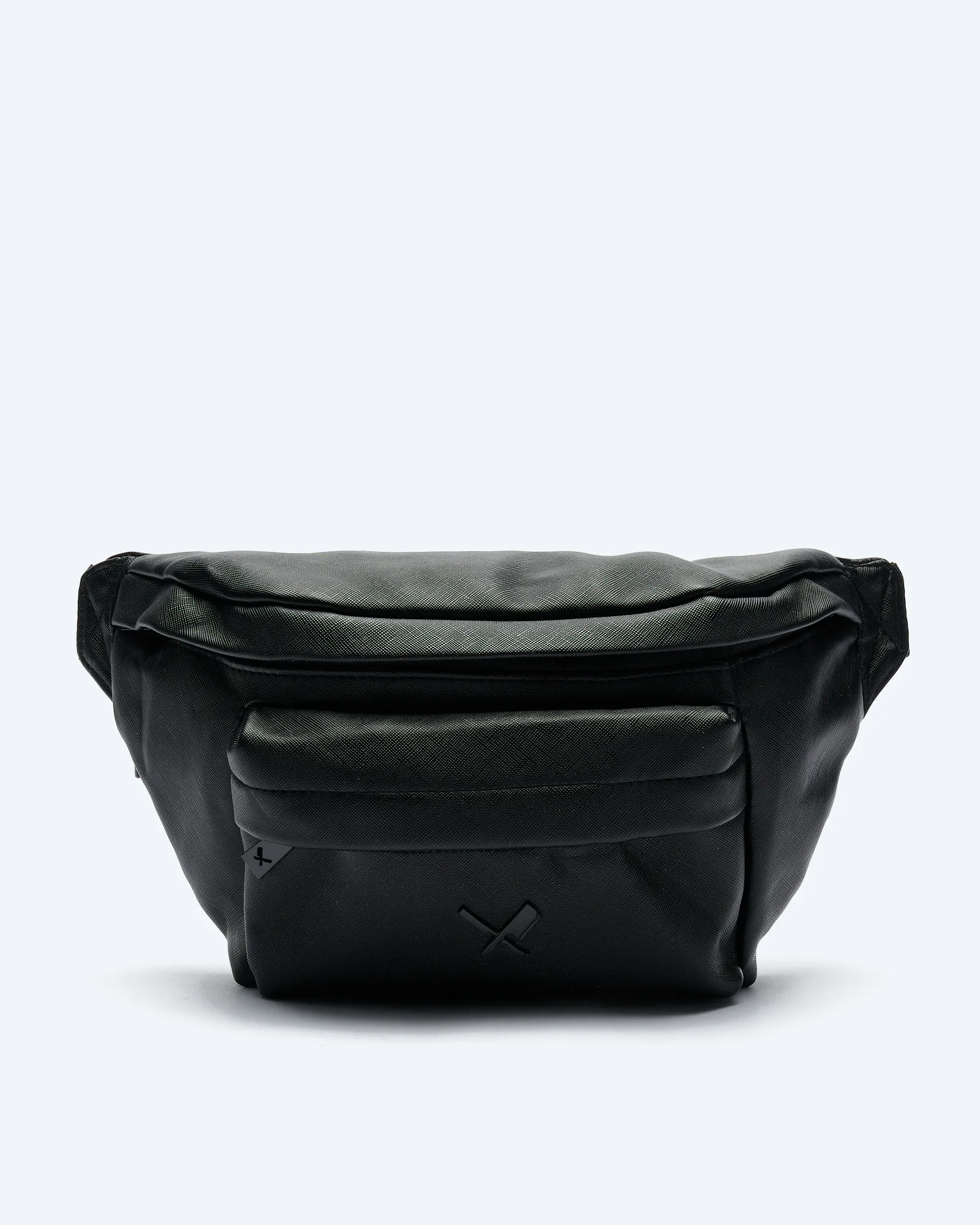 Distorted People Hip Fine Cross Bag Black