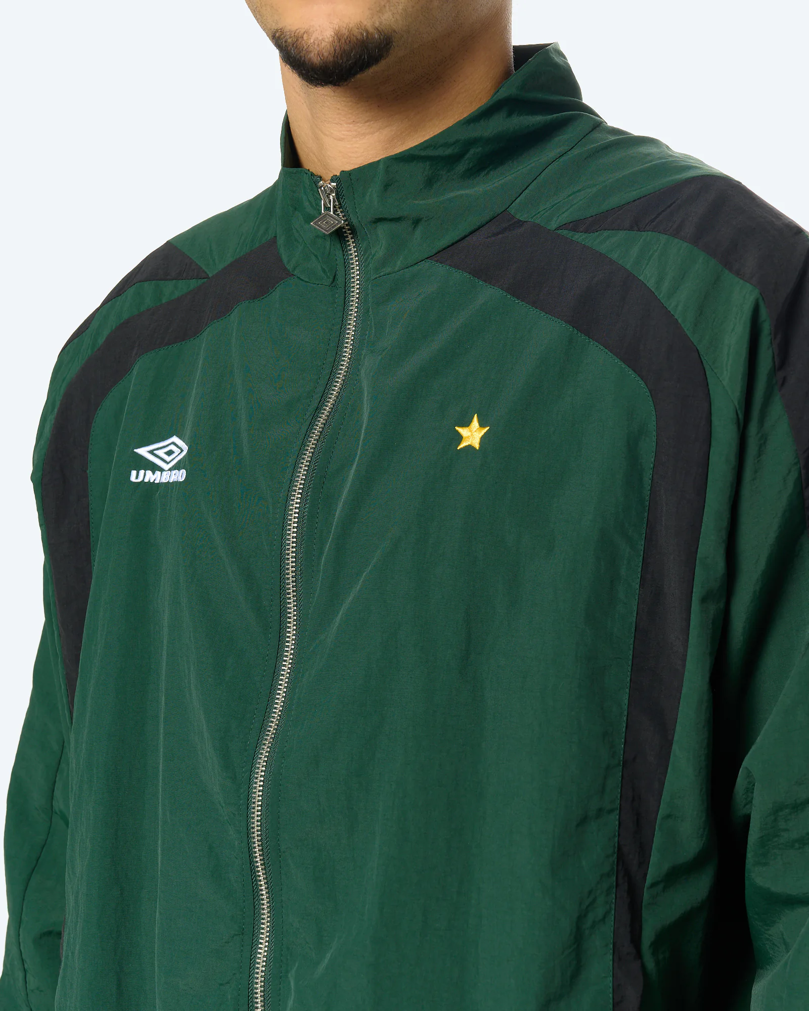 Relaxed Track Jacket Pine Grove/Black