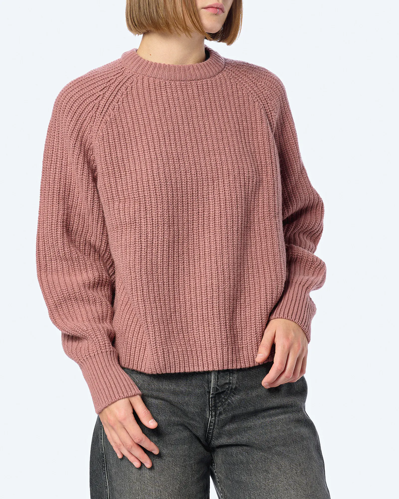 ARMEDANGELS KAAGI Knit Sweatshirt Light Berry ARMEDANGELS KAAGI Knit Sweatshirt Light Berry