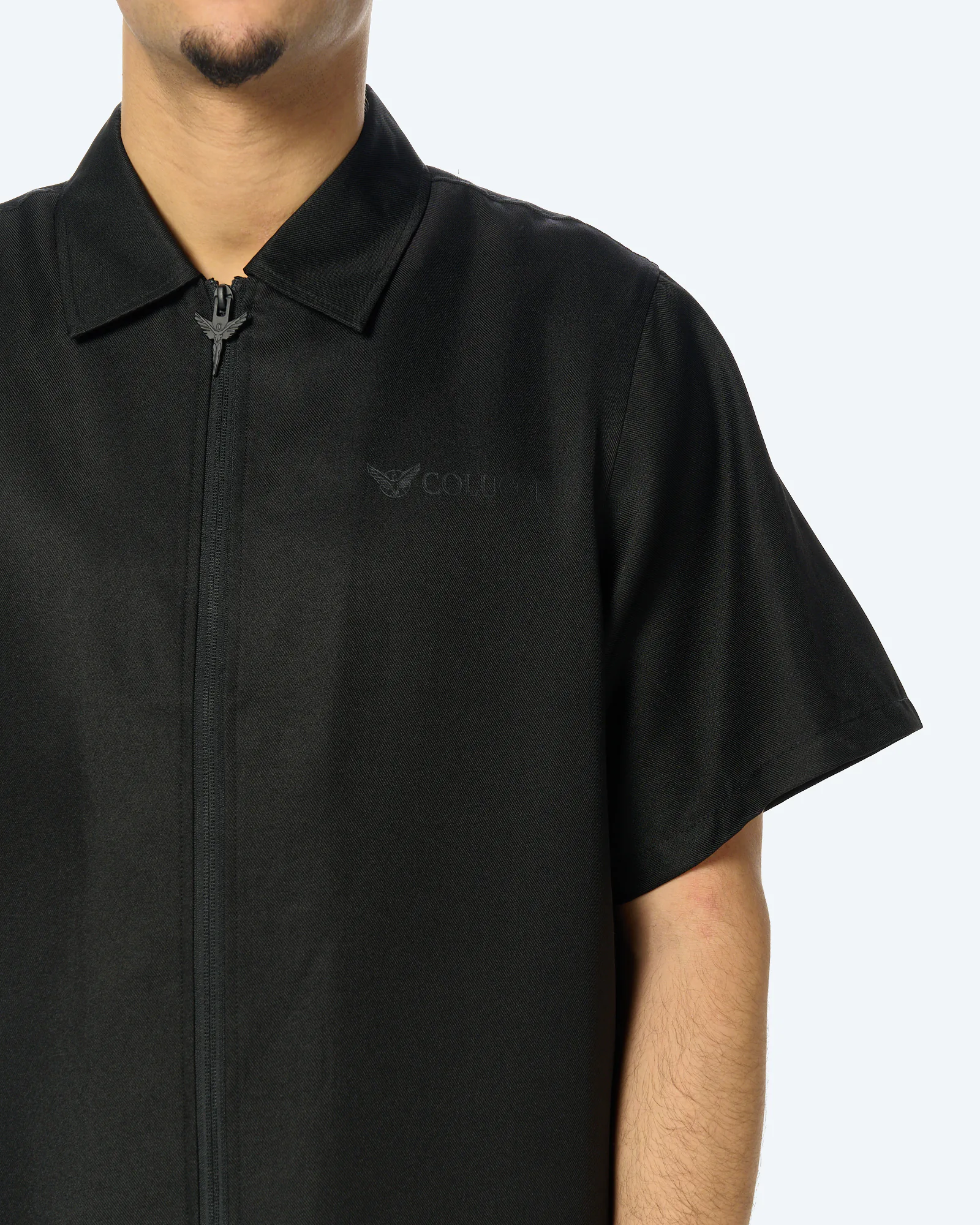 Colucci Tech Logo Zip Shirt Black