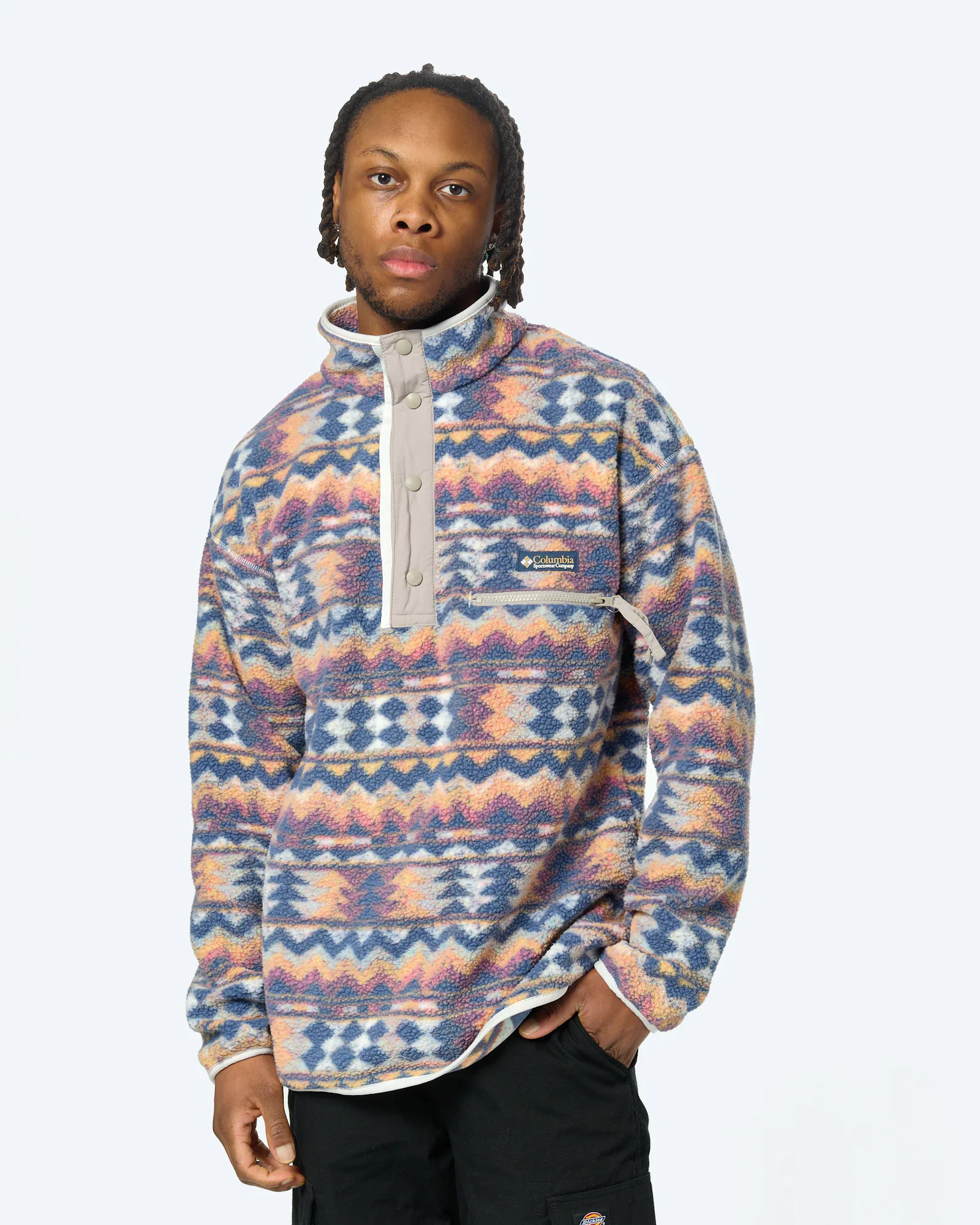 Columbia Helvetia™ II Printed Half Snap Fleece Sea Salt/Retrotree