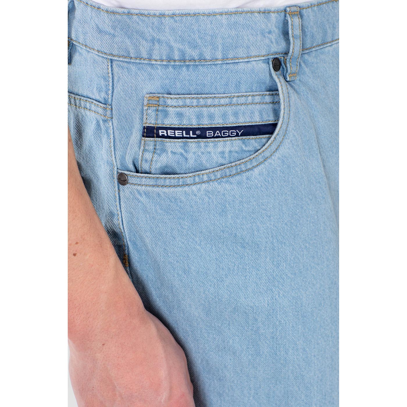 Reell Jeans Baggy Heavy Loose Fit Jeans Origin Light Blue