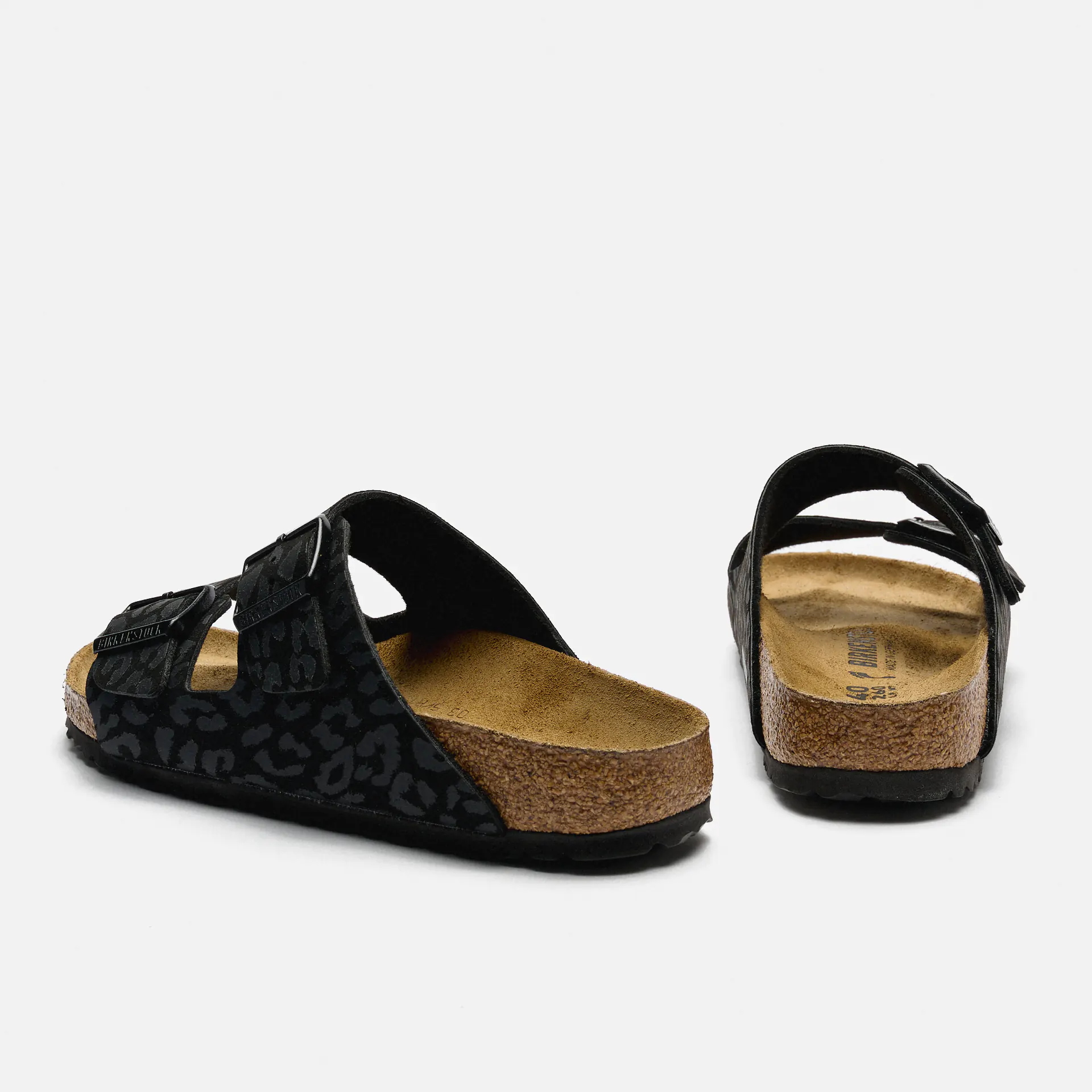 Birkenstock Arizona BS Synthetik (Narrow Fit) Sandals Leo Black