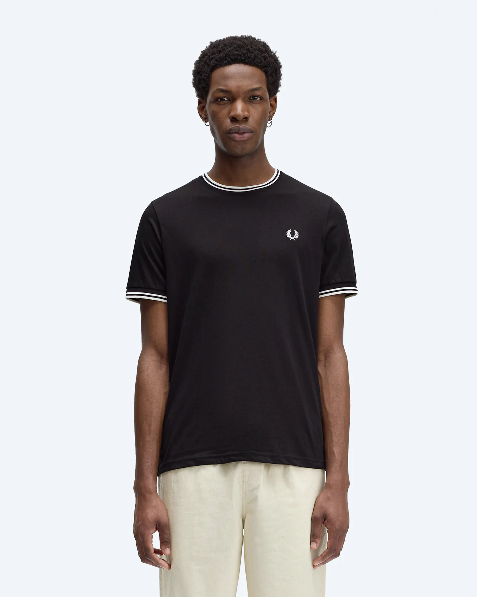Fred Perry Twin Tipped T-Shirt Black