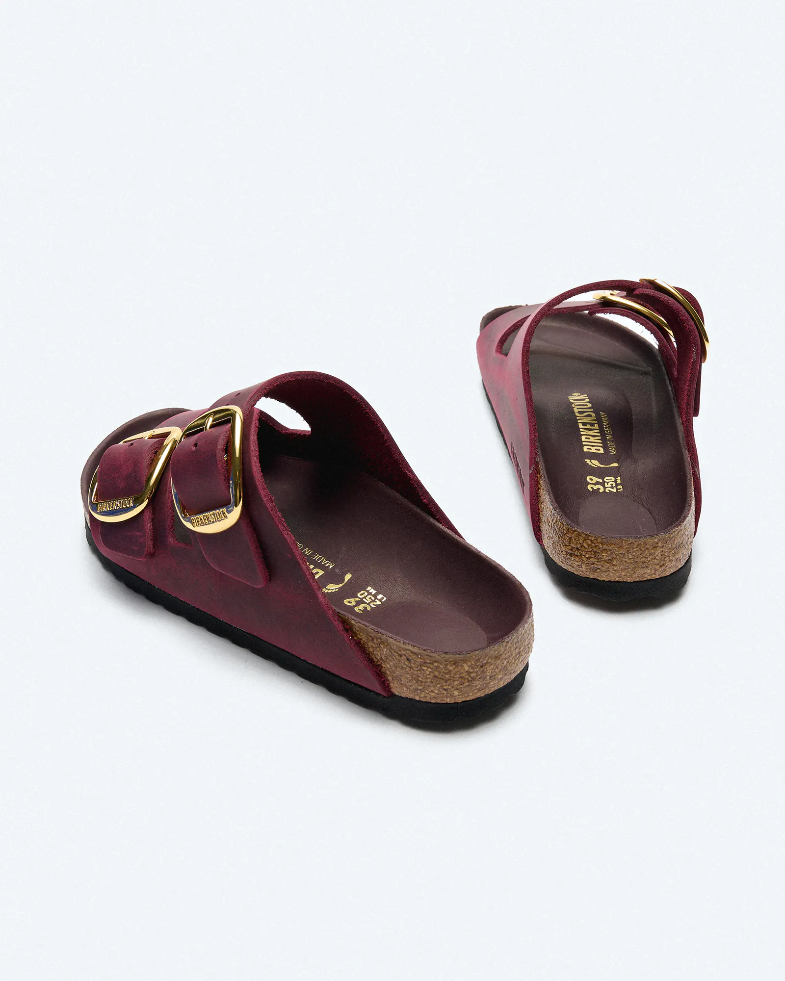Birkenstock big buckle bordeaux sales