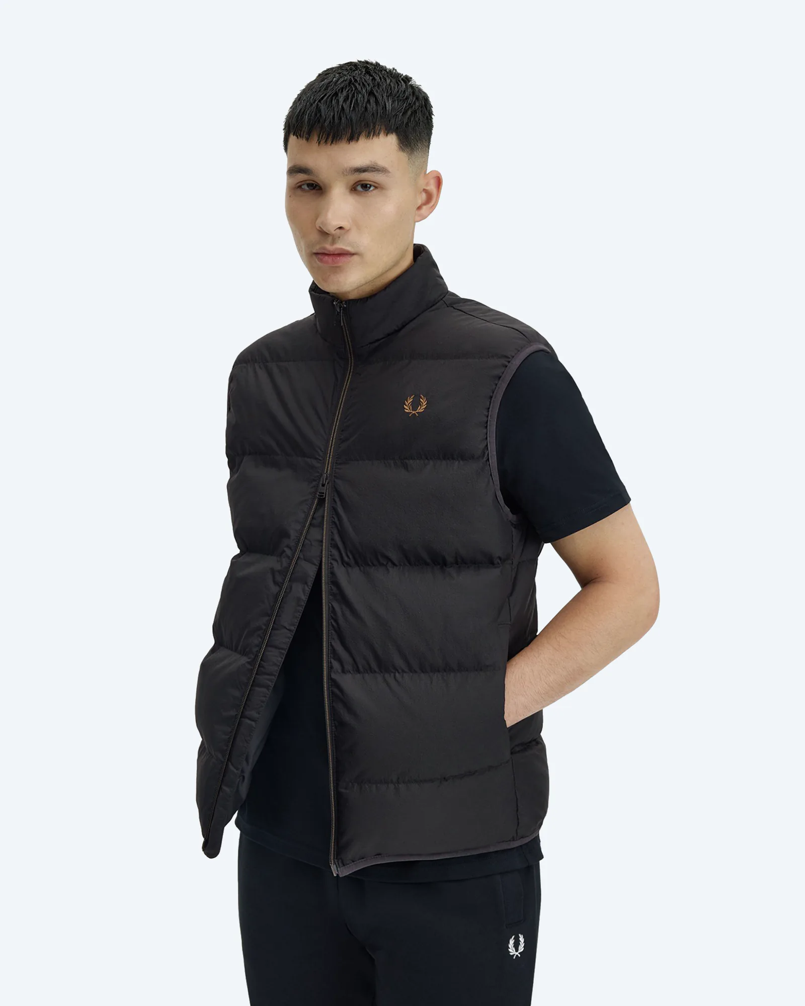 Fred Perry Insulated Gilet Black
