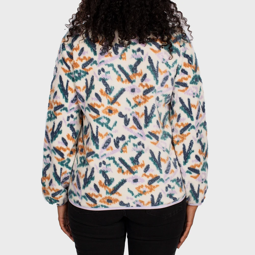 Iriedaily Arkta Contrast Pocket Fleece Jacket Navy/Purple