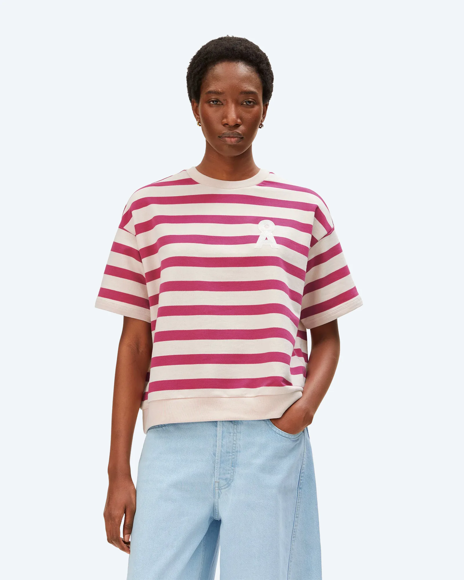 ARMEDANGELS BAMIKAA Sweatshirt Undyed-Very Berry