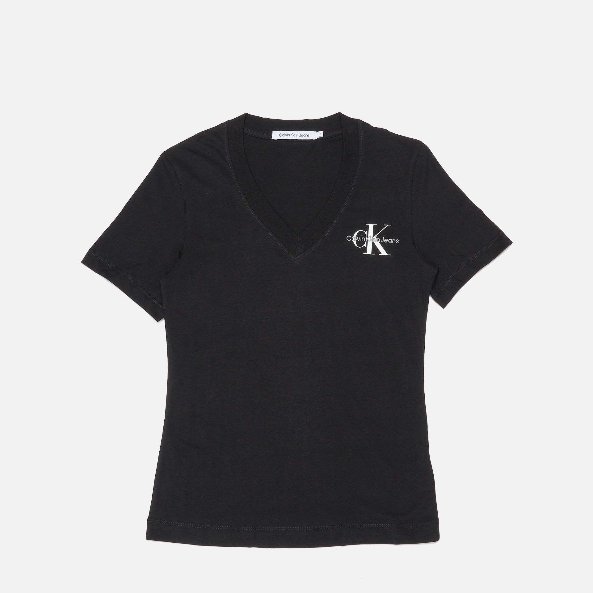 Calvin Klein Jeans Monologo Slim V-Neck Tee