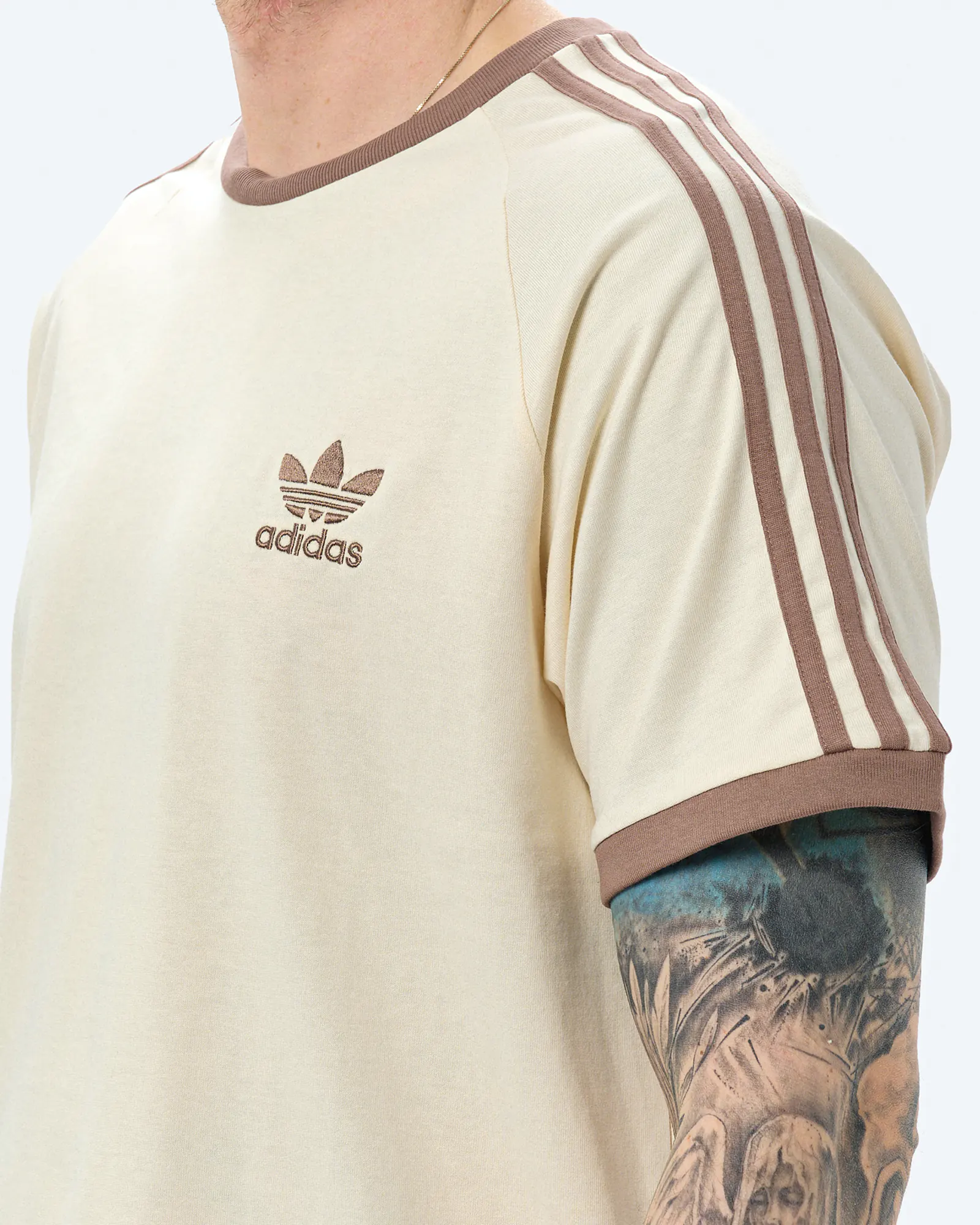 adidas Originals 3-Stripes T-Shirt Wonder White adidas Originals 3-Stripes T-Shirt Wonder White