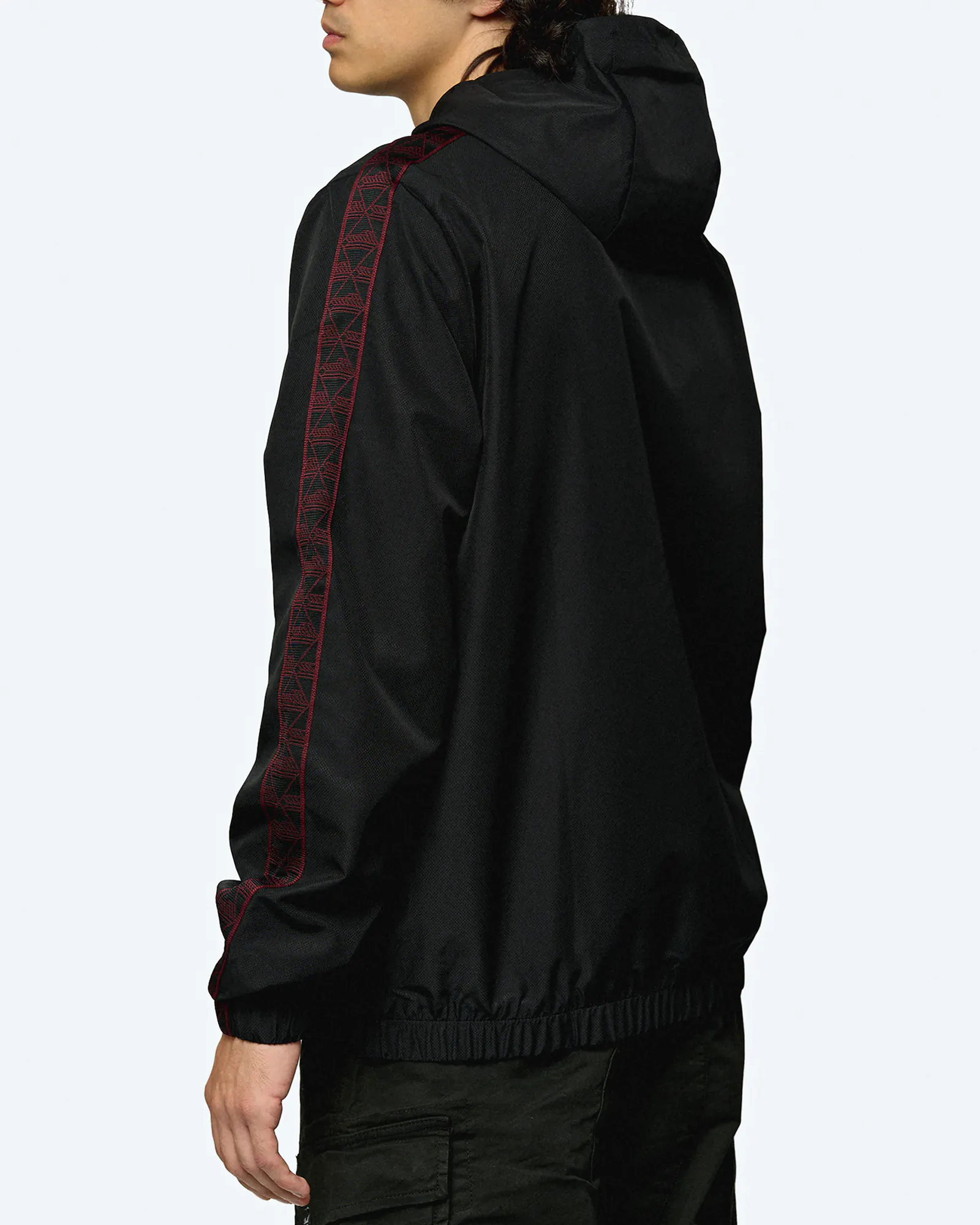 Lacoste Tennis Monogram Track Jacket Black/Expresso Lacoste Tennis Monogram Track Jacket Black/Expresso