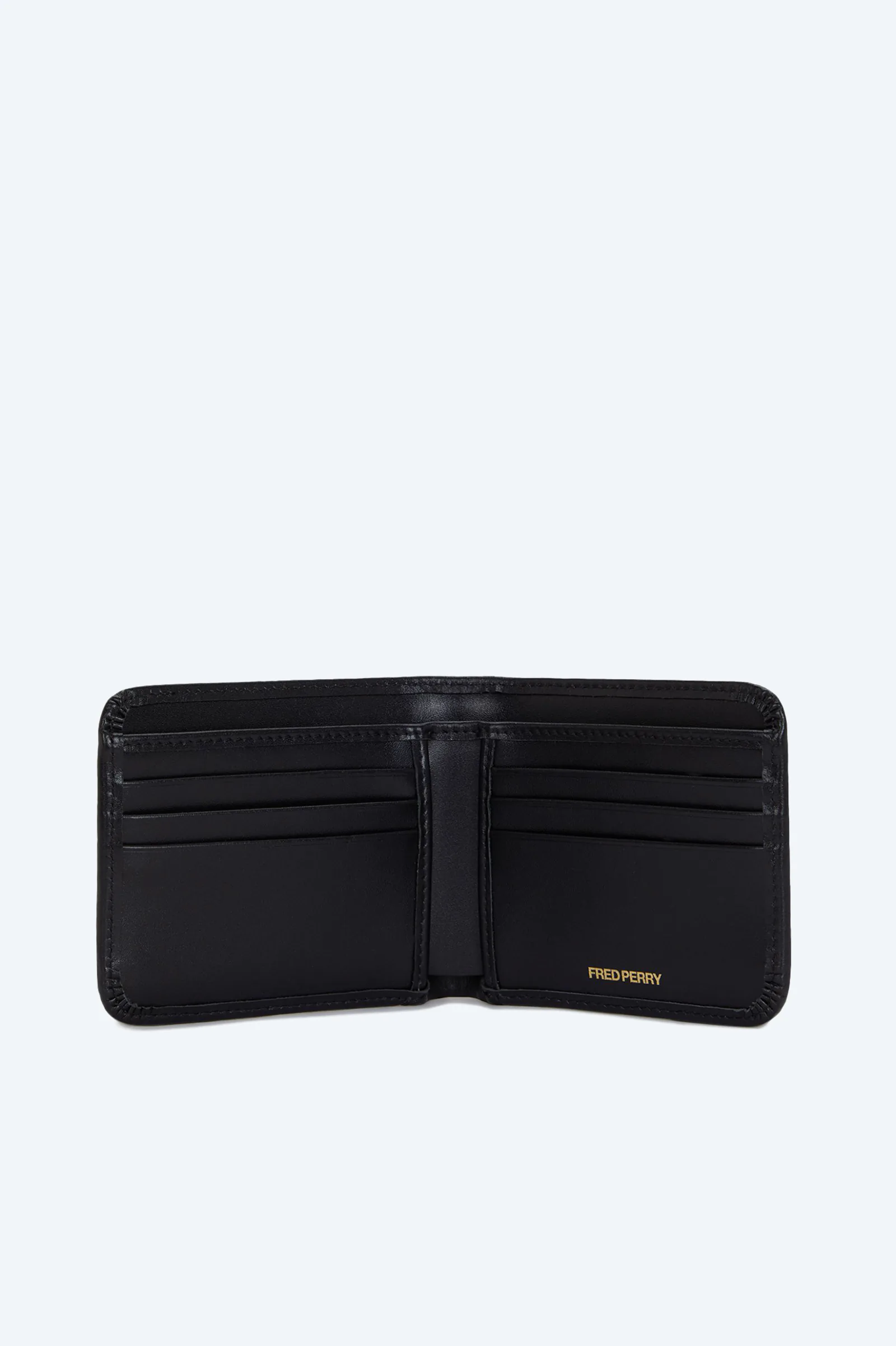 Smooth Leather Billfold Wallet Black