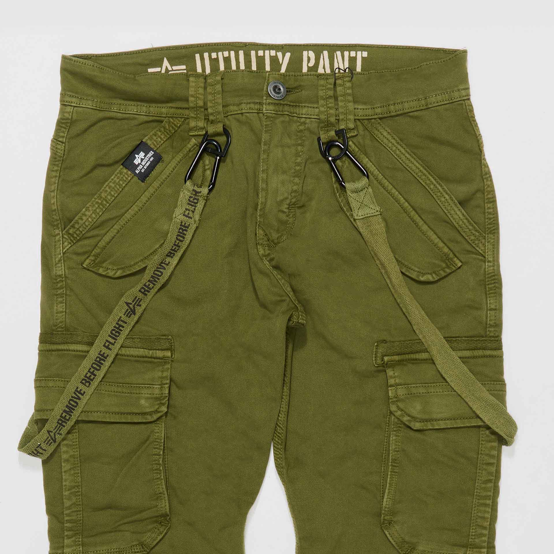 Alpha Industries Utility Cargo Pants Dark Olive