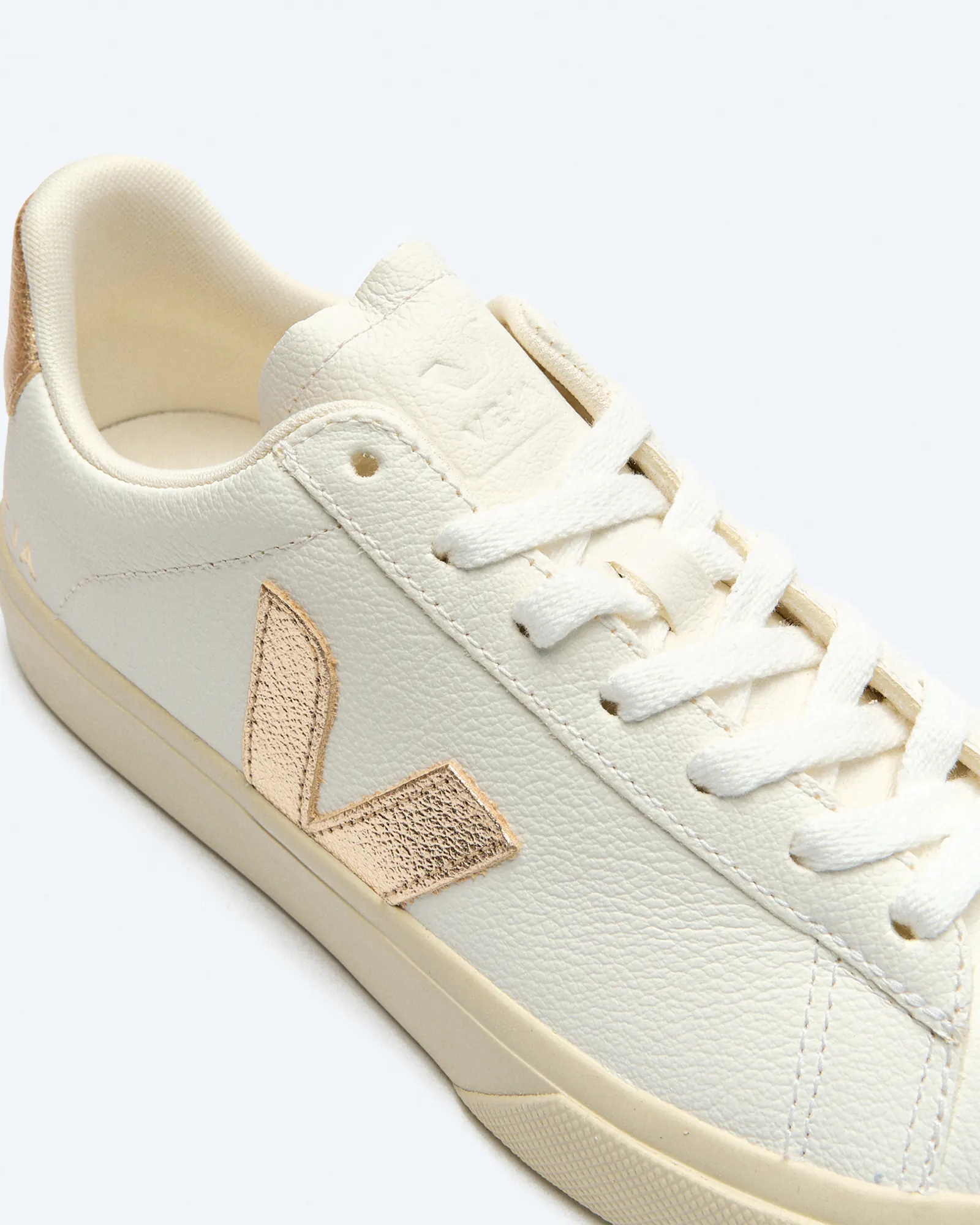 Veja Campo Chromefree Leather Sneaker Extra White/Platine Veja Campo Chromefree Leather Sneaker Extra White/Platine