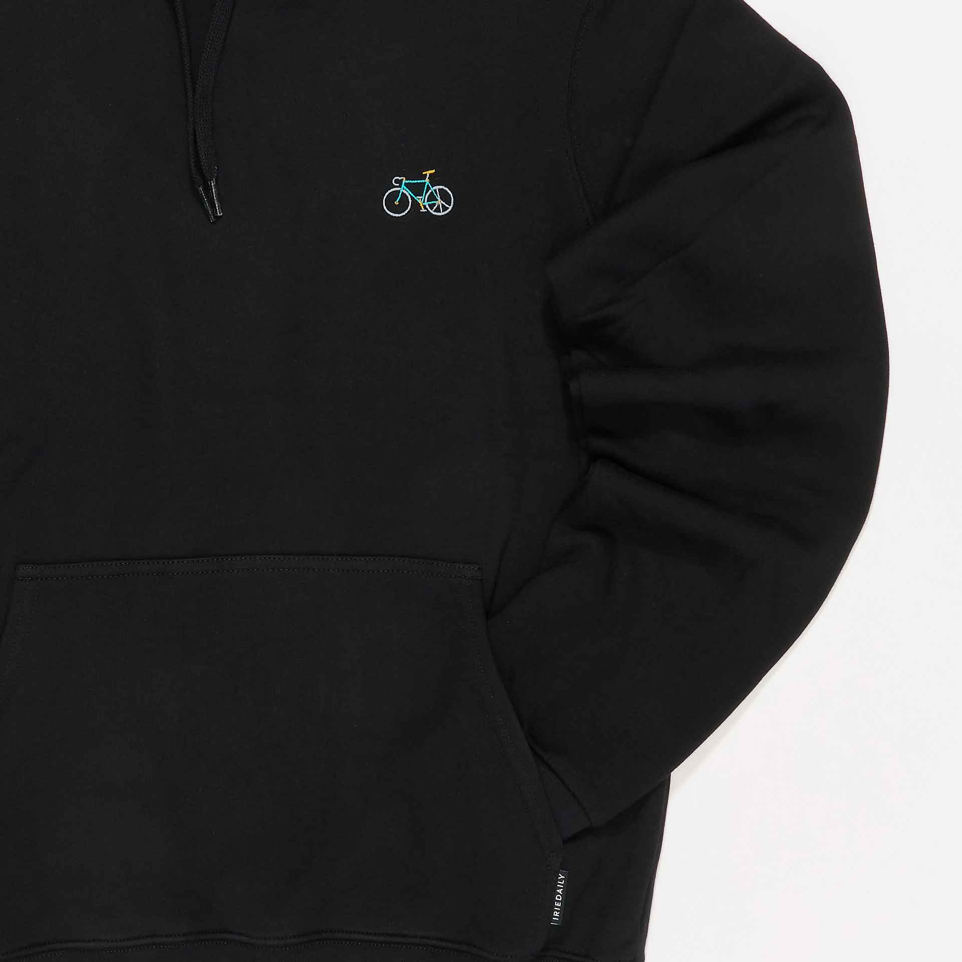 Iriedaily Peaceride Embroidered Hoodie Black