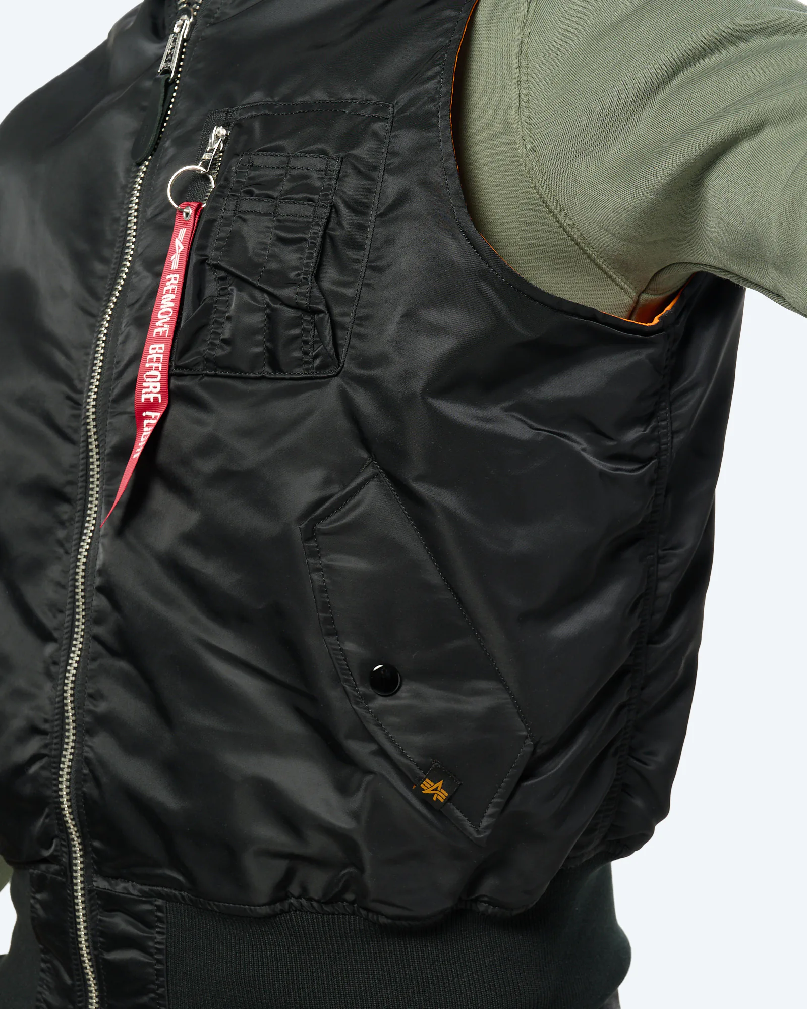 Alpha Industries MA-1 Vest Heritage Black
