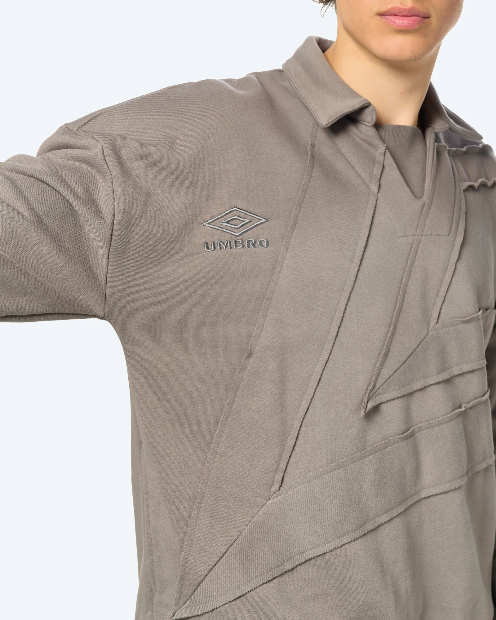 Umbro Diamond Drill Sweat Top Brushed Nickel