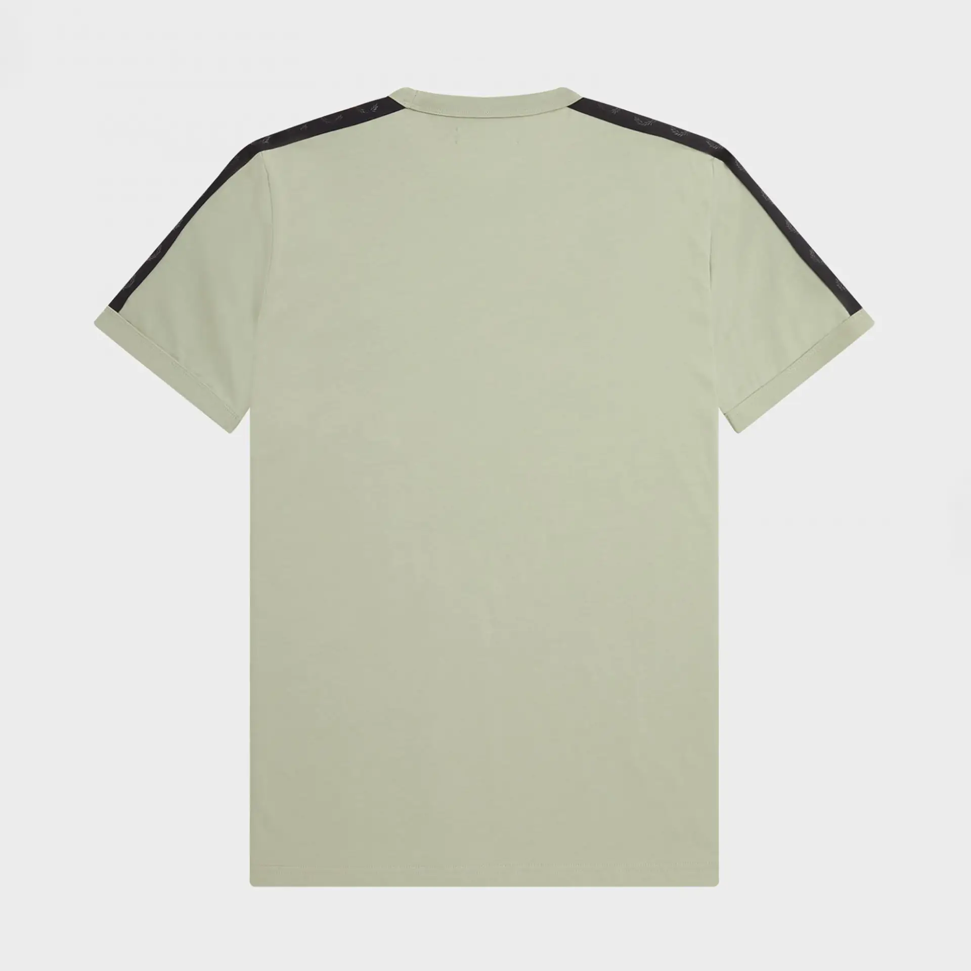 Fred Perry Tonal Tape Ringer T-Shirt Seagrass/Black