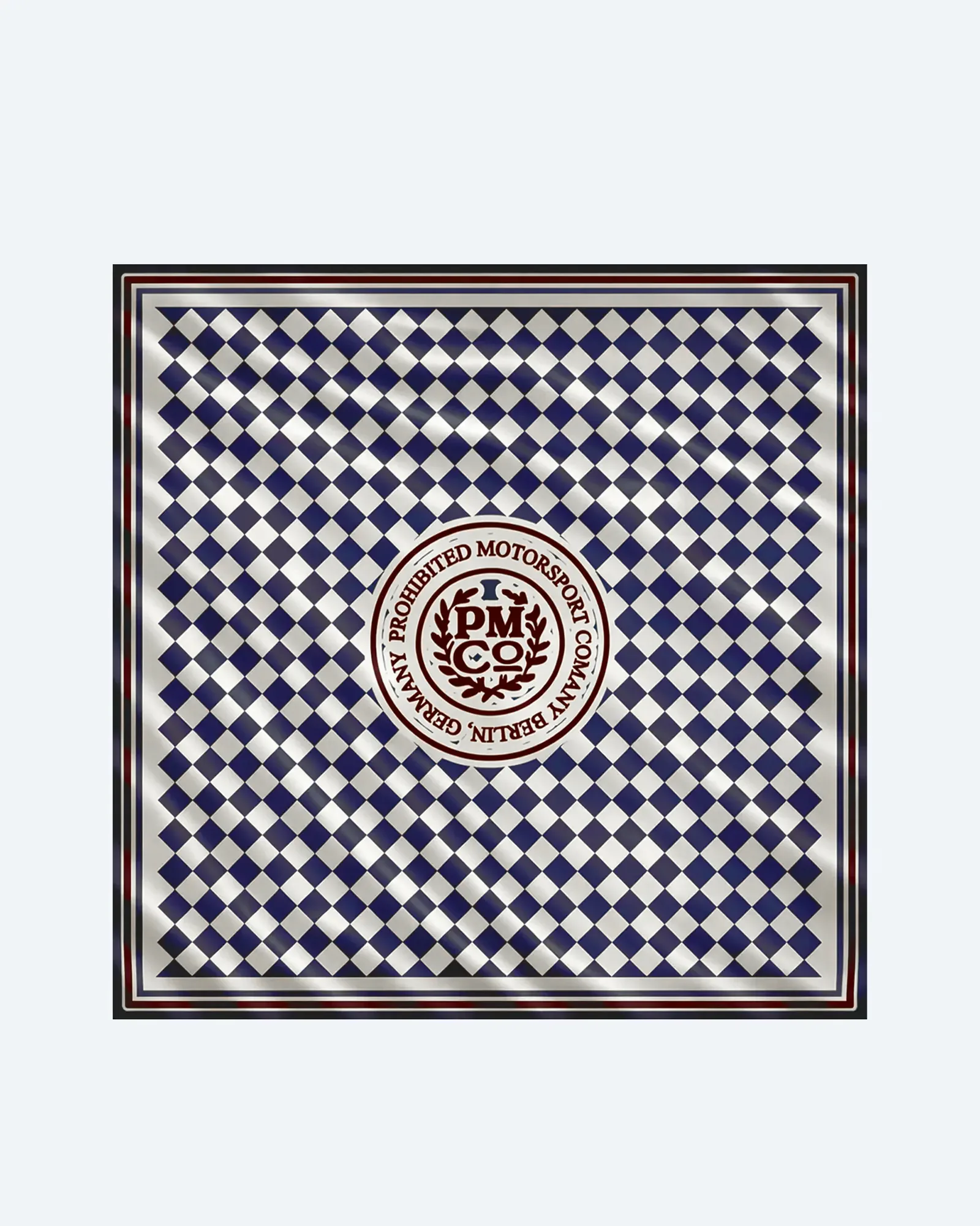 Prohibited PMCO Checkered Scarf Navy