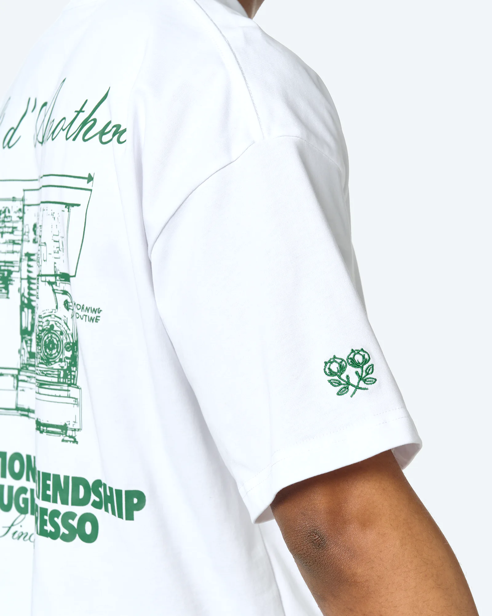 Another Cotton Café d'Another T-Shirt White