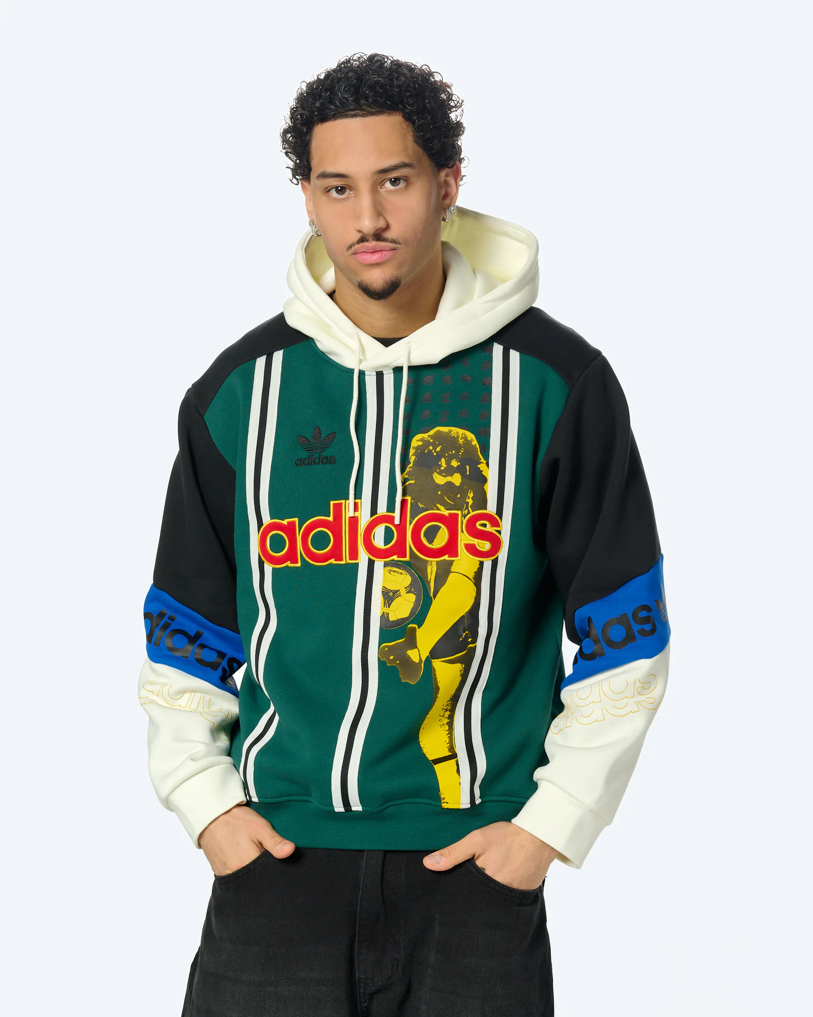 adidas Originals Hoodie FTBL GFX Hoody Collegiate Green