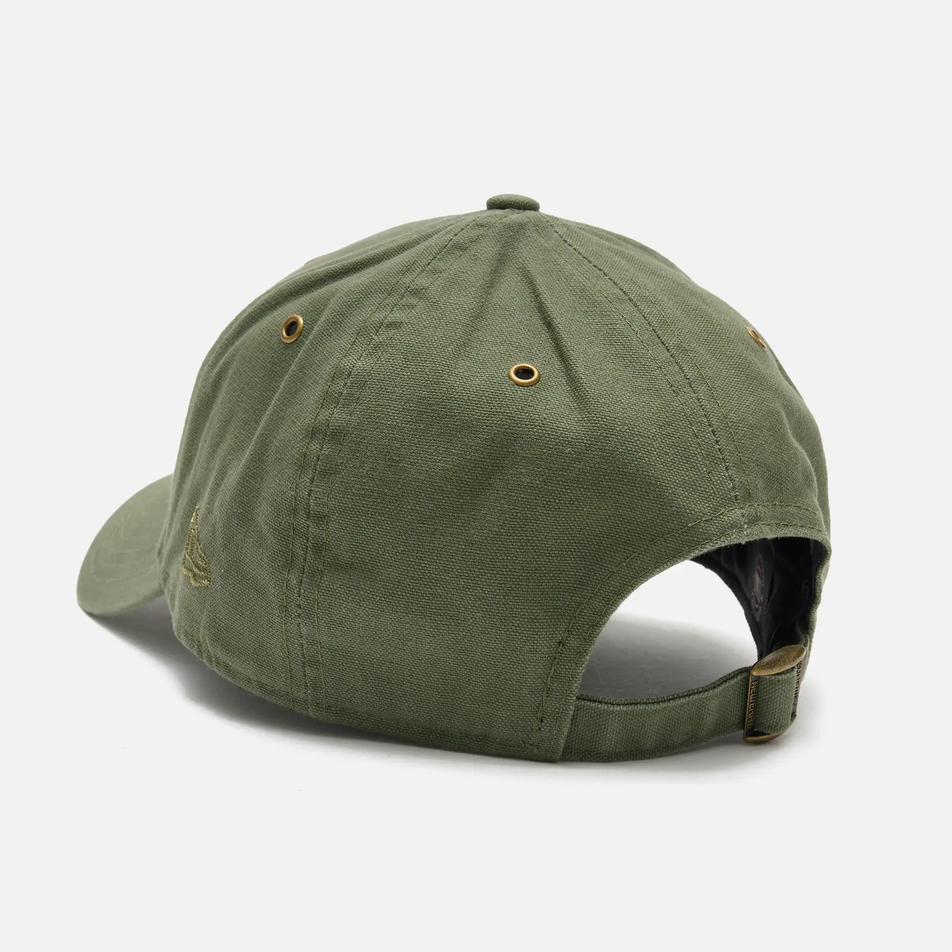 New Era MLB NY Yankees Washed Canvas 9Forty Strapback Cap New Olive