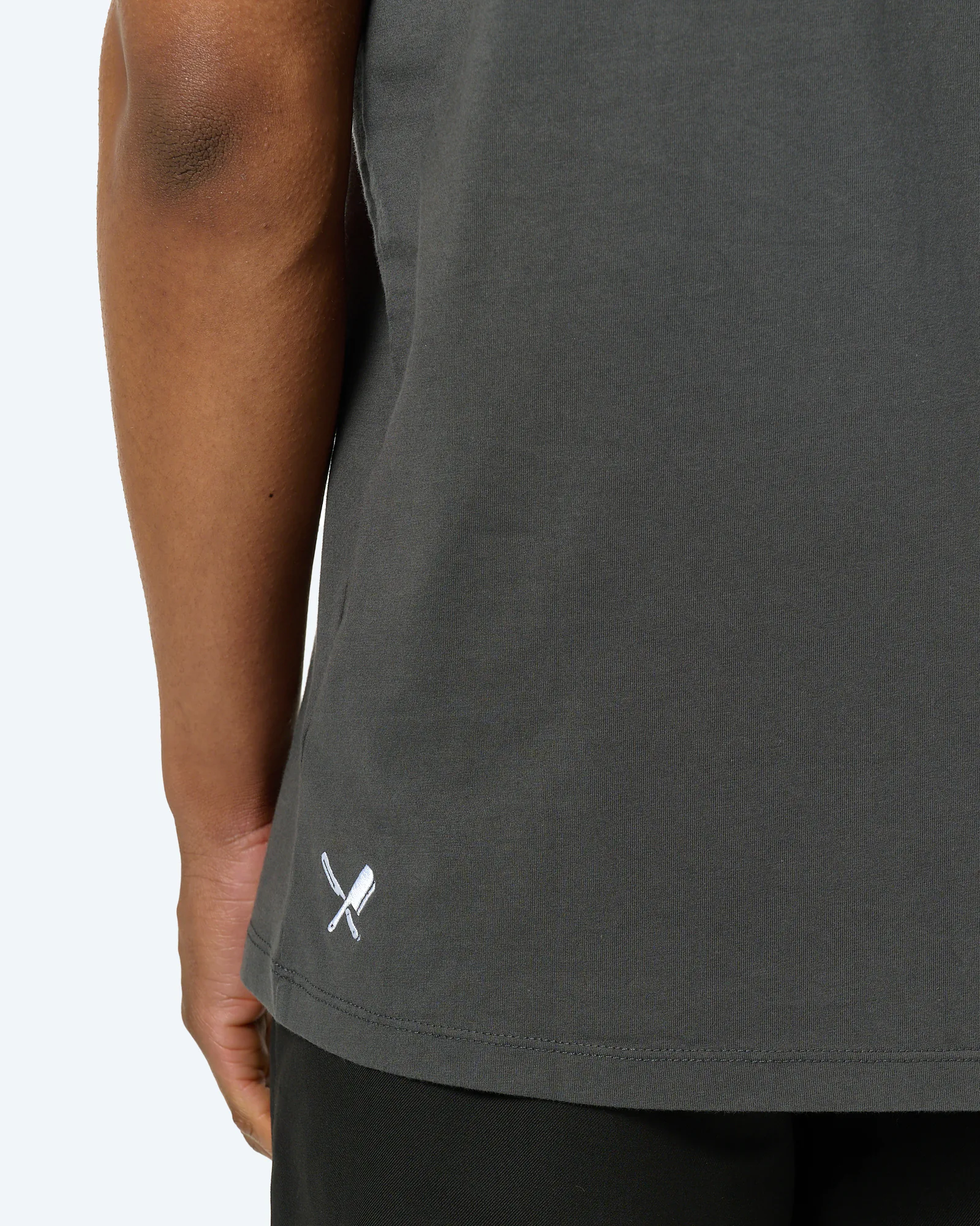 Distorted People Chalk Crew Neck T-Shirt Dusk