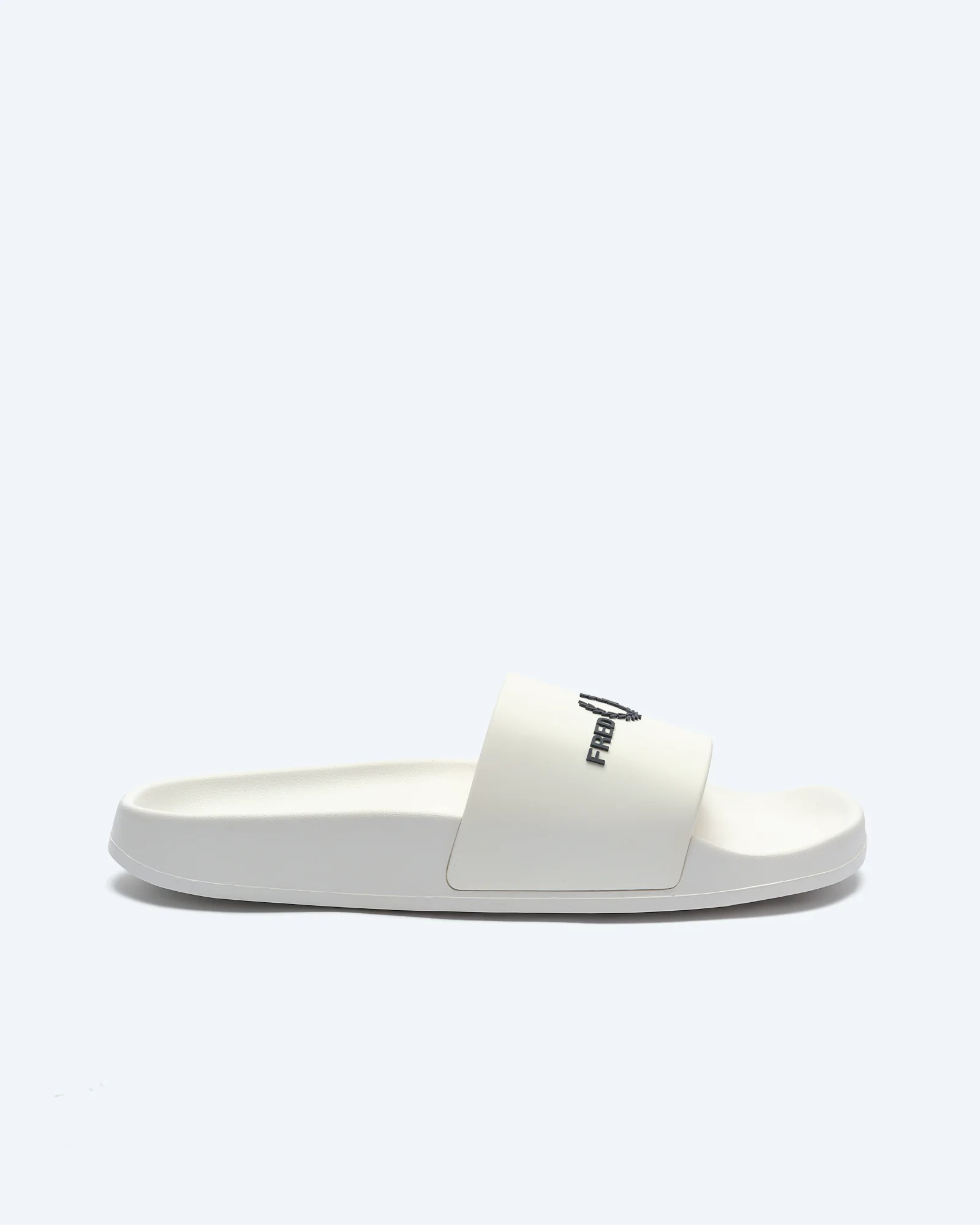 Fred Perry Branded Slides White